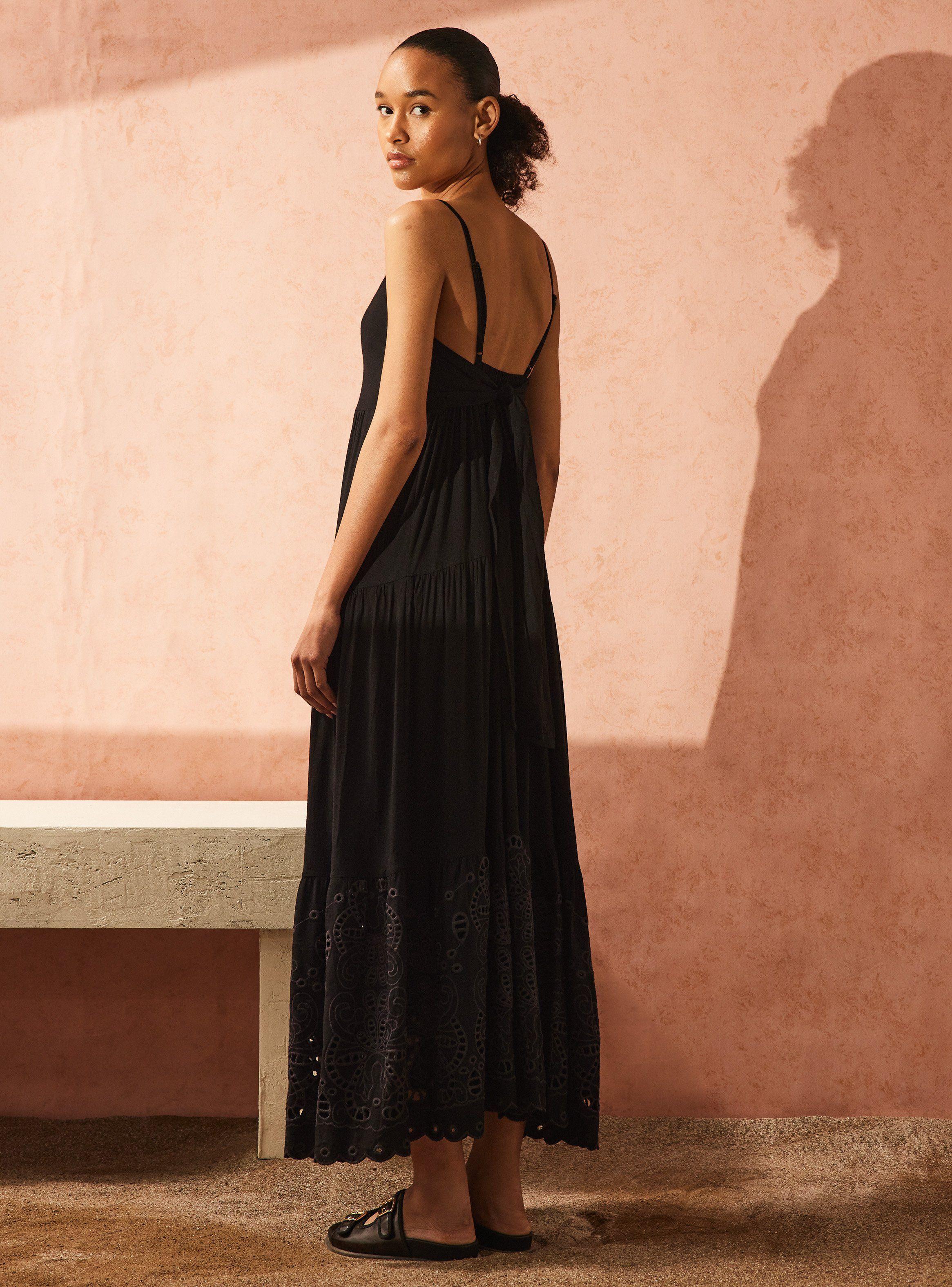 Vestido Largo Guarda Broderie-5