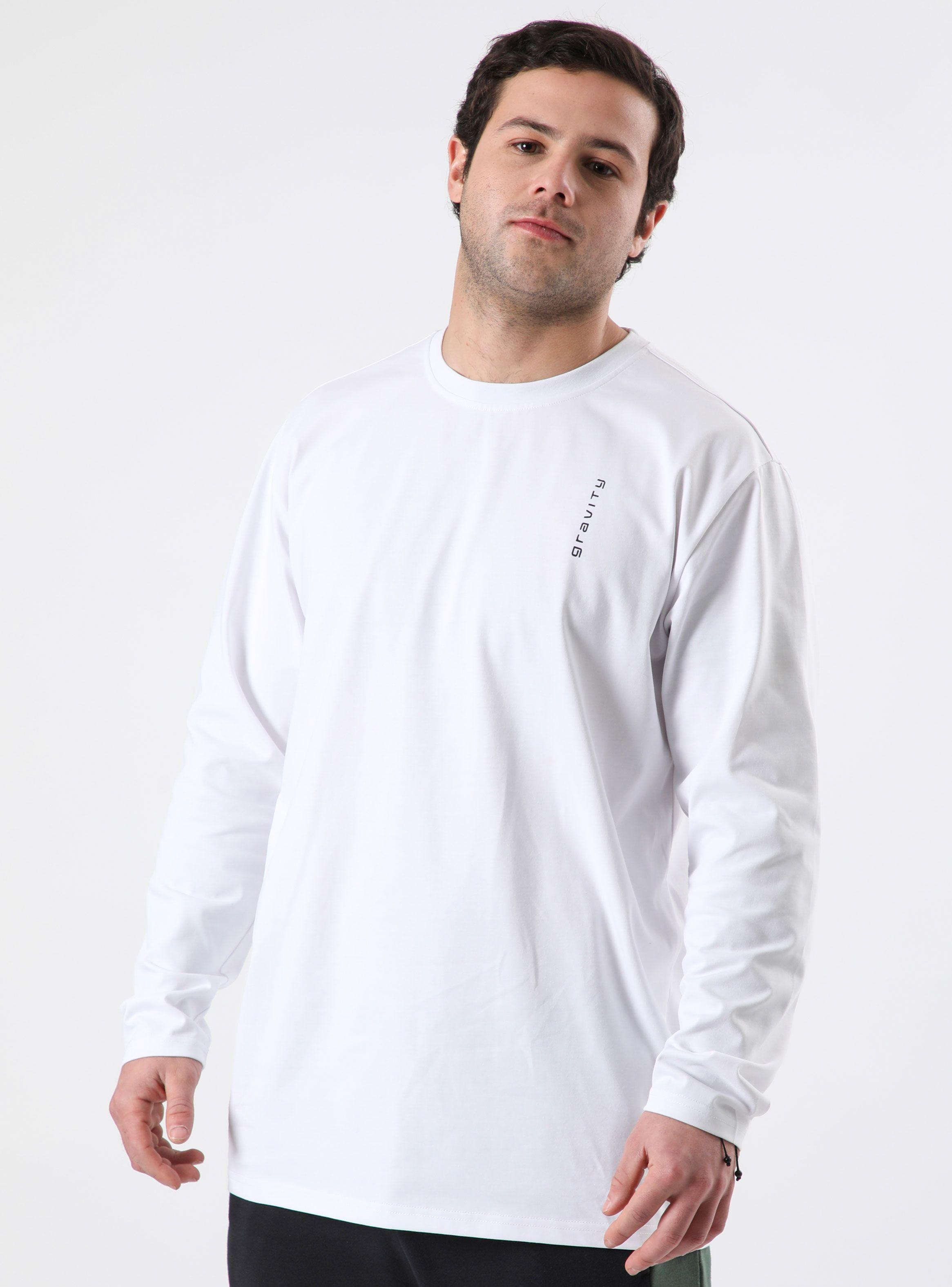 Polera Manga Larga Estampado En Delantero-0