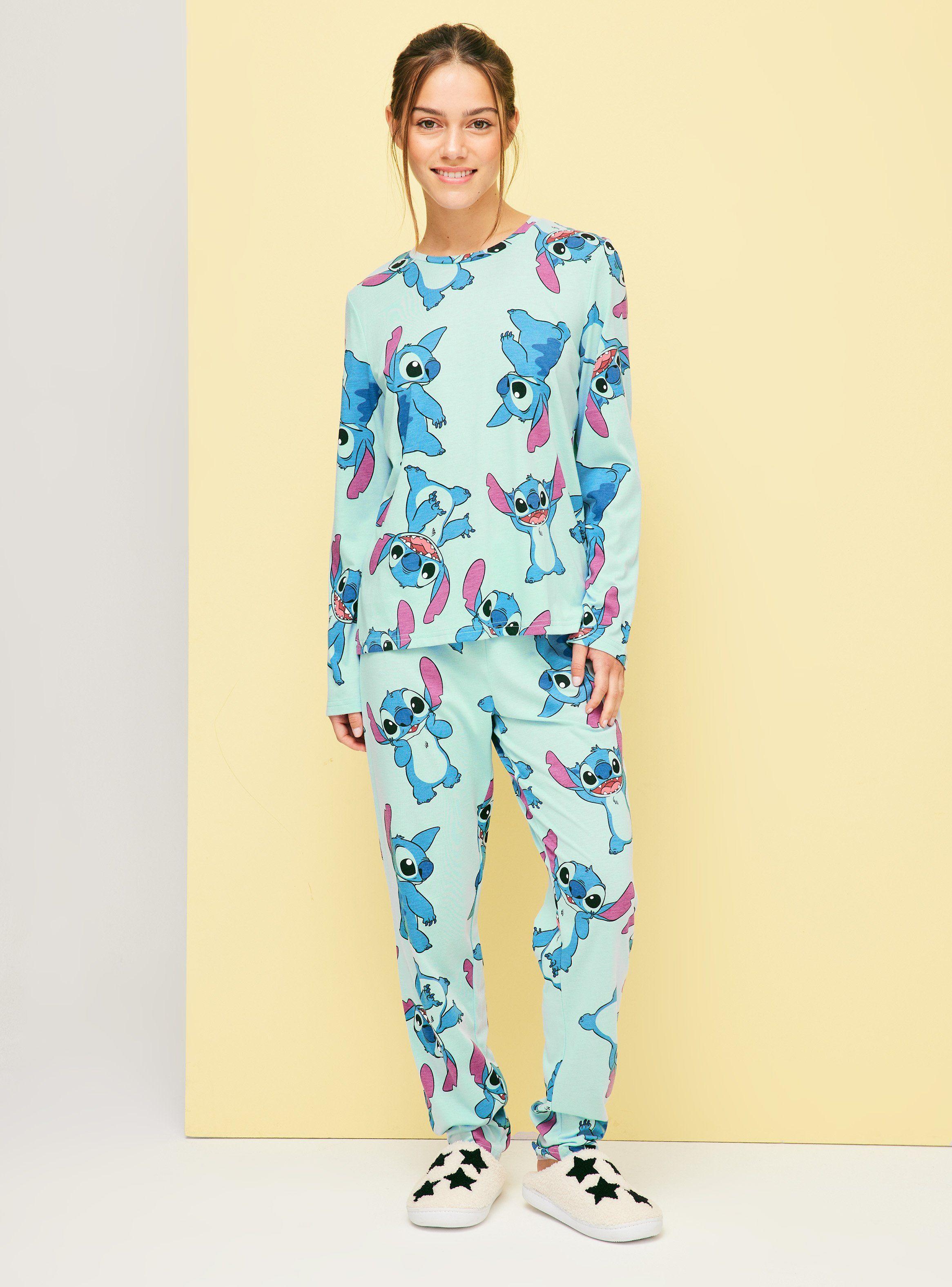 Pijama Largo Disney Stitch Full Print-4
