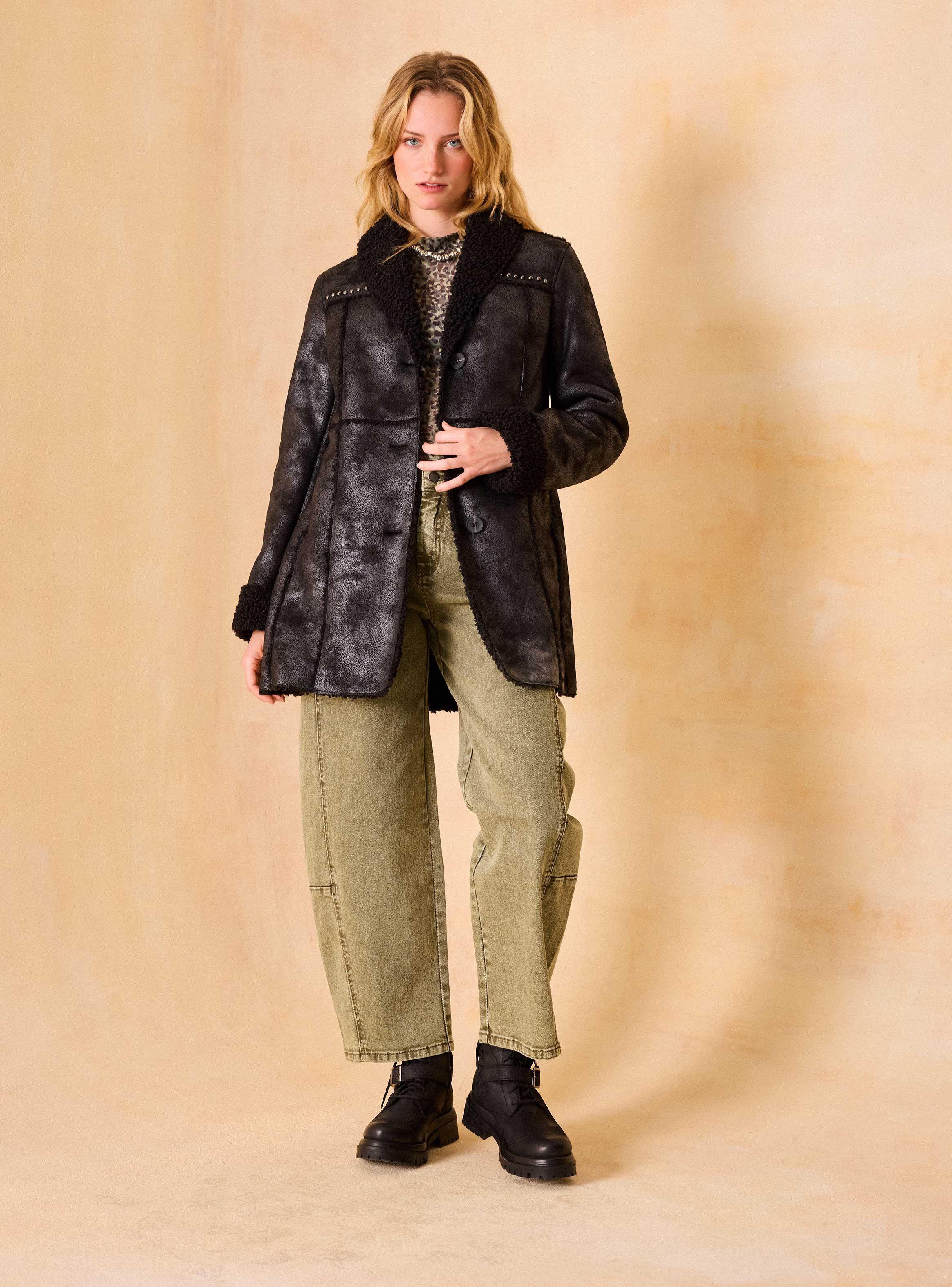Chaqueta Gamulán con Sherpa-4