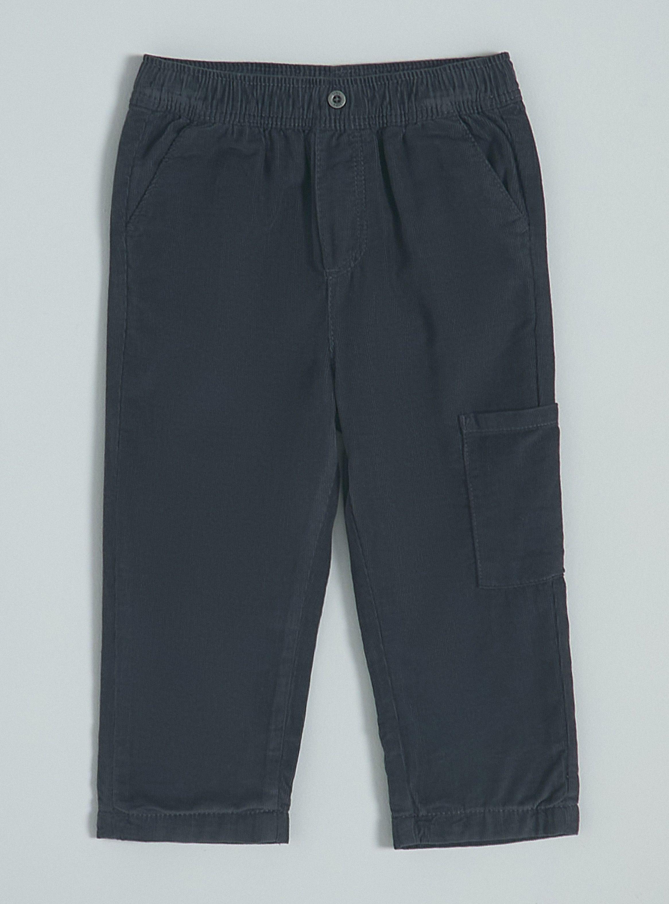 Pantalón Comfort de Cotelé Forrado en Algodón-0