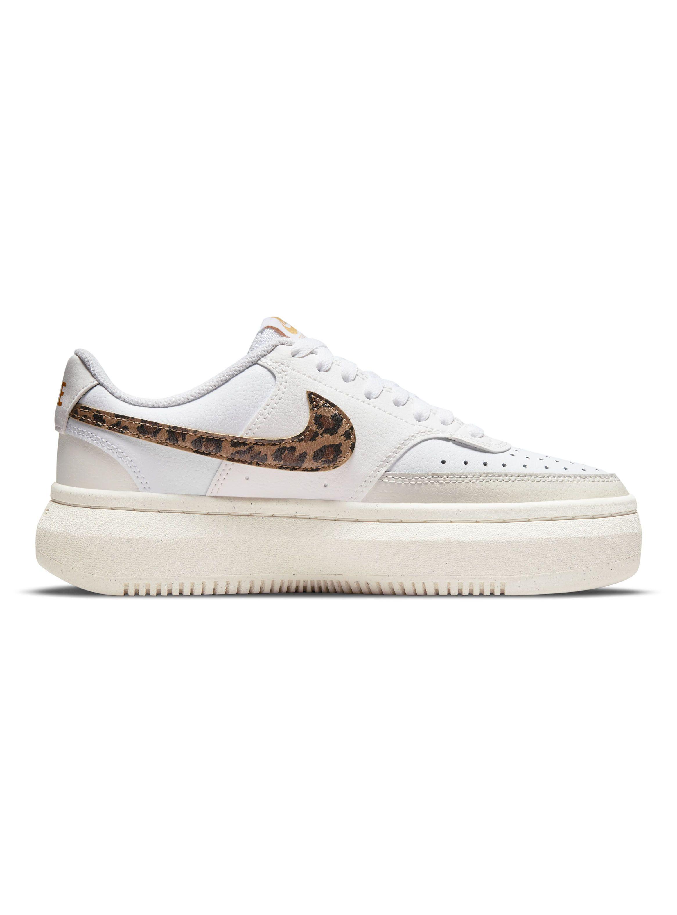 Zapatilla Urbana Logo Leopardo Court Vision Alta Lppr Mujer-0
