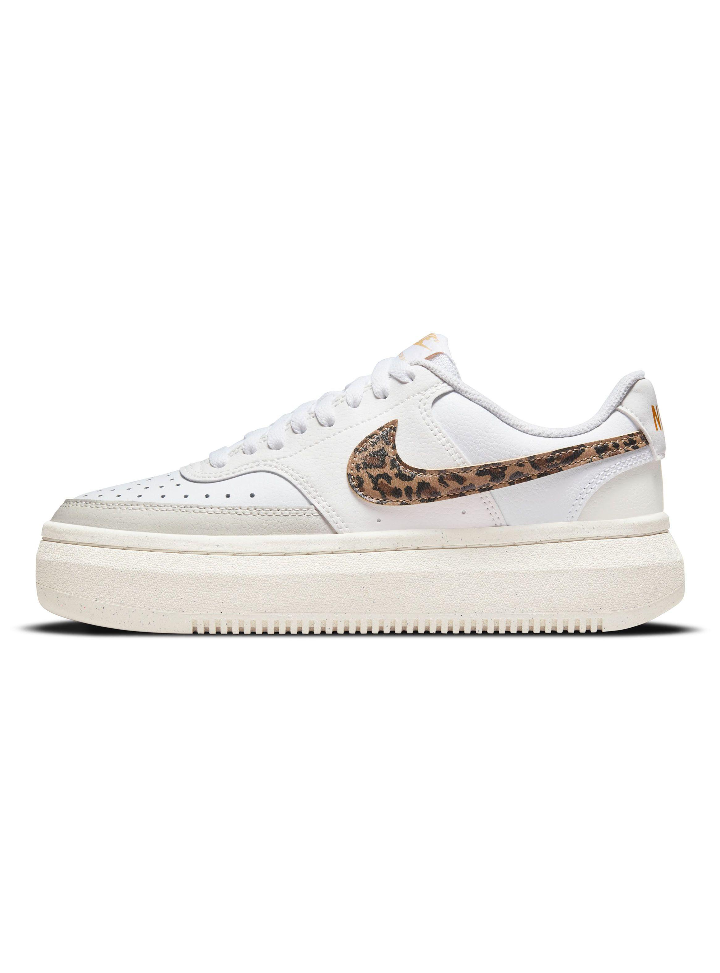 Zapatilla Urbana Logo Leopardo Court Vision Alta Lppr Mujer-2