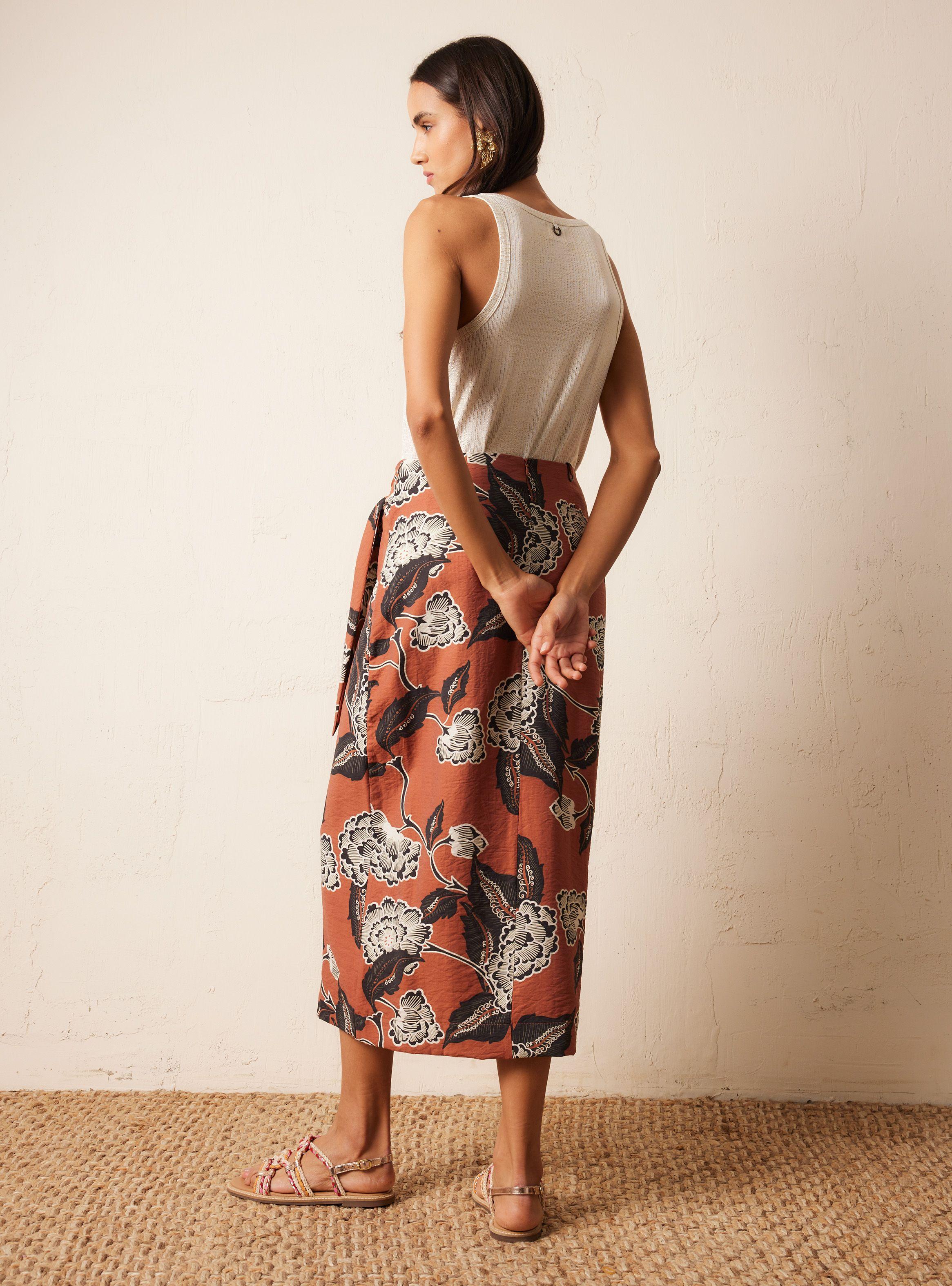 Falda Estampado Nudo-5