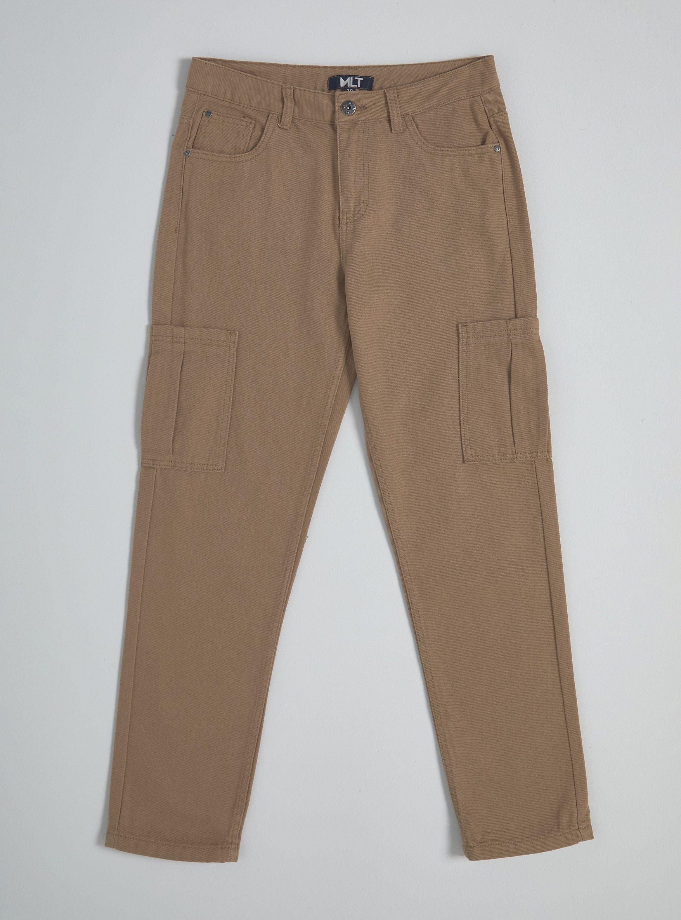 Pantalón de Twill con Bolsillos Cargo-2
