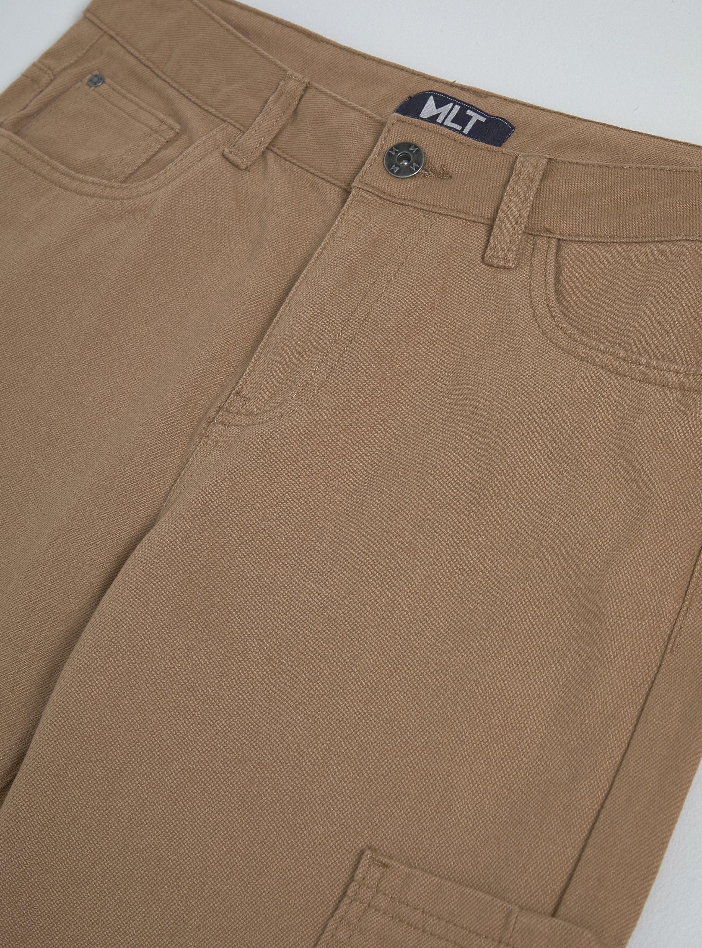Pantalón de Twill con Bolsillos Cargo-3