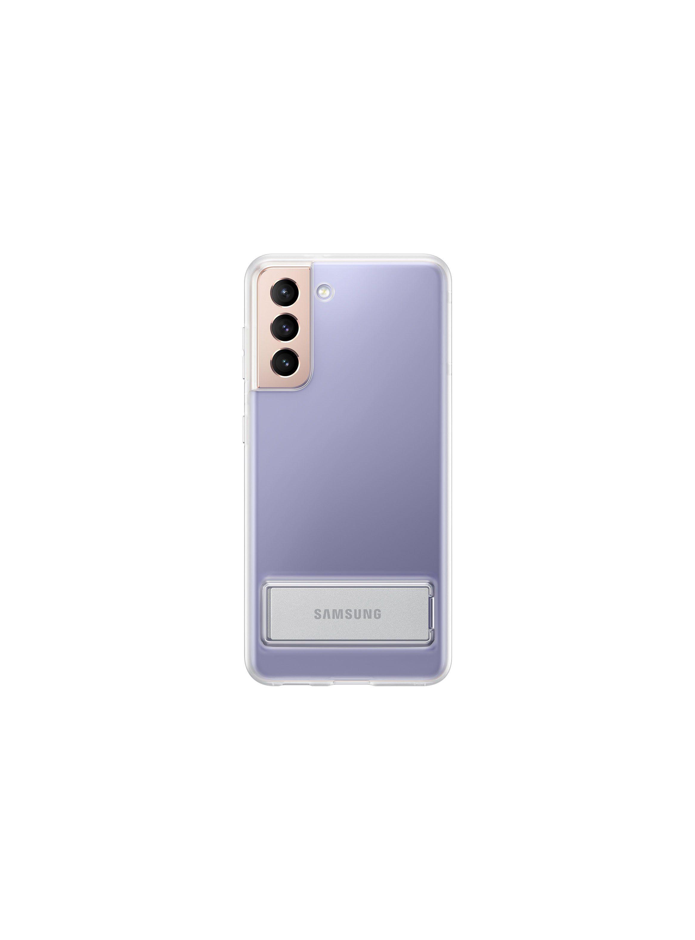 Samsung Carcasa Clear Standing Cover para Galaxy S21 Transparente-2