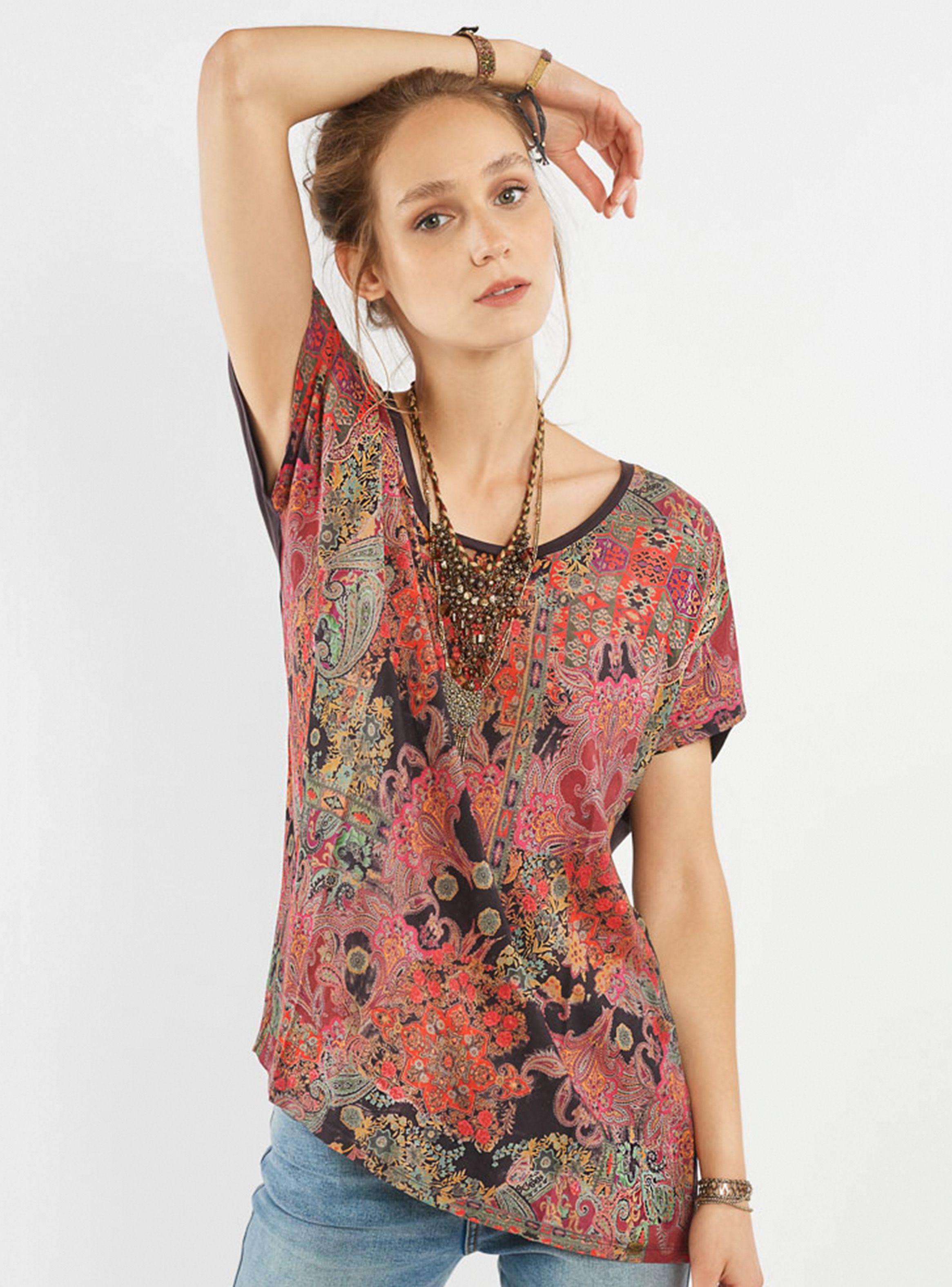 Polera Estampada Manga Corta Umbrale Woman-0