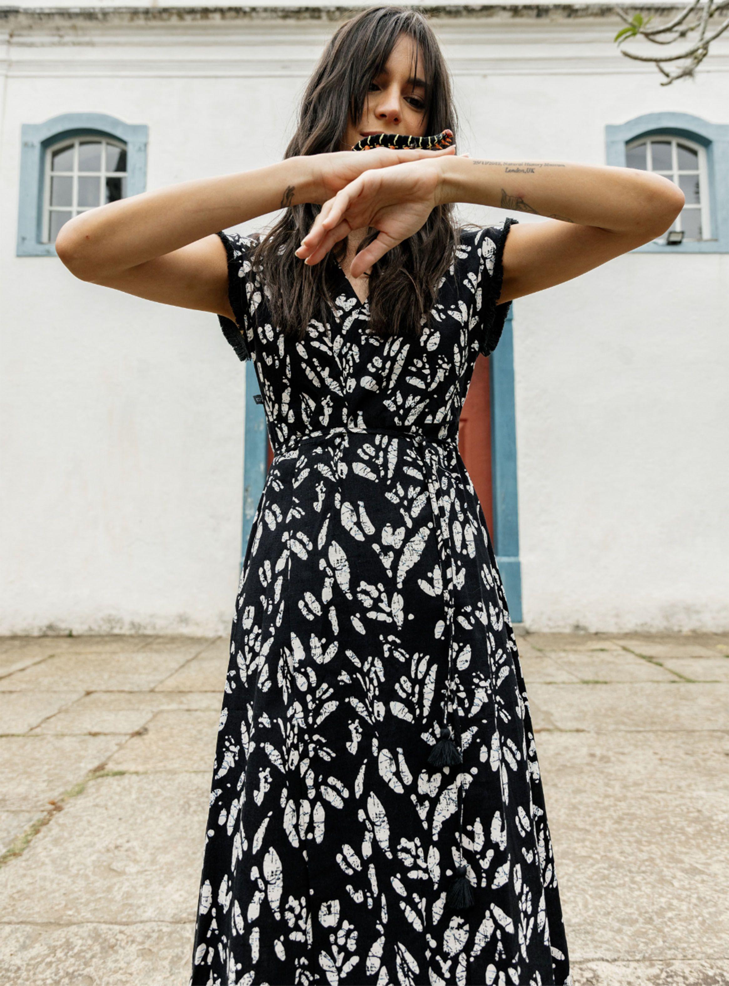 Vestido Rose Orgánico Print Shibori-2