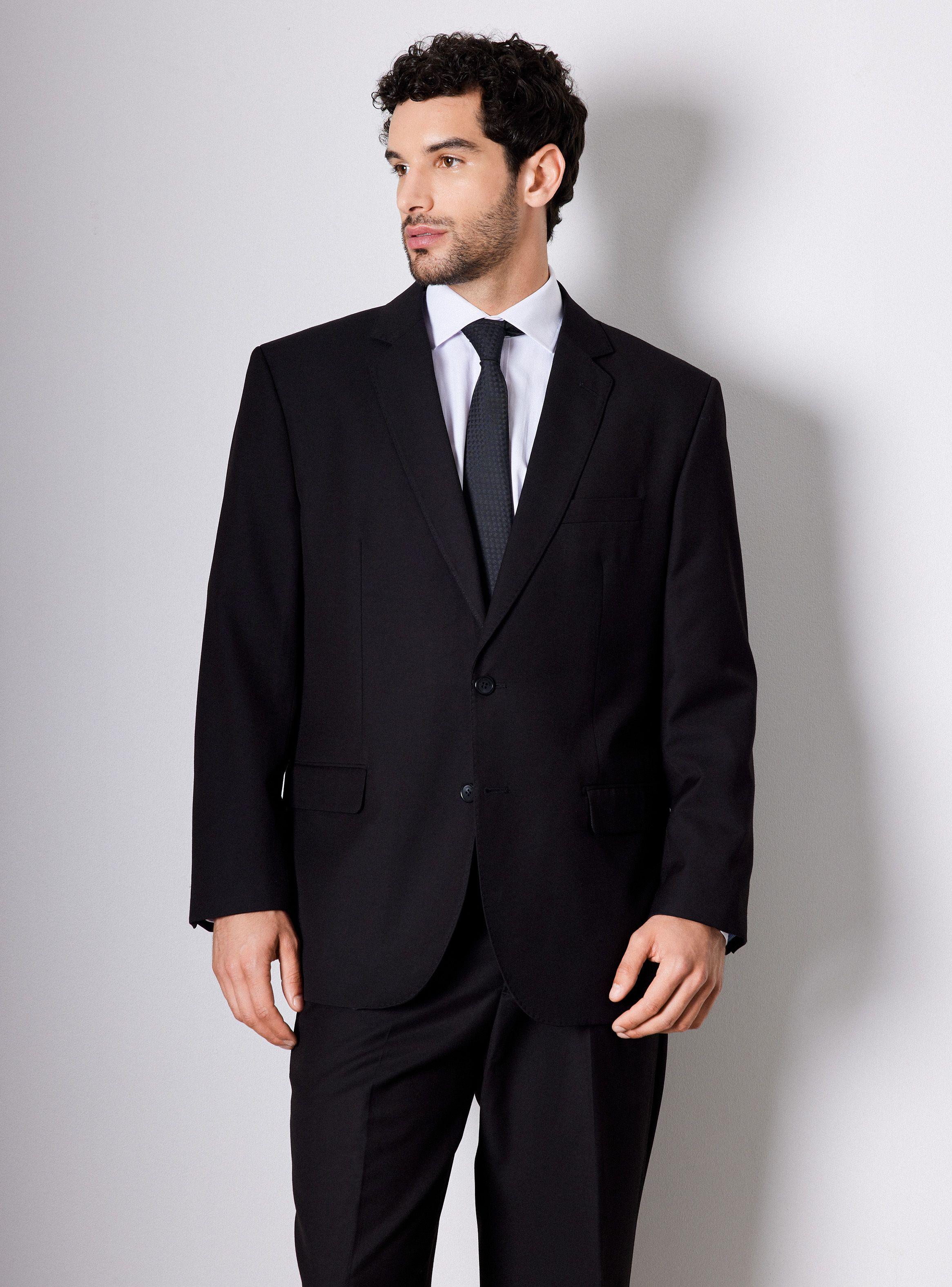 Traje Recto 100% Lana Fantasia Slim Fit-0