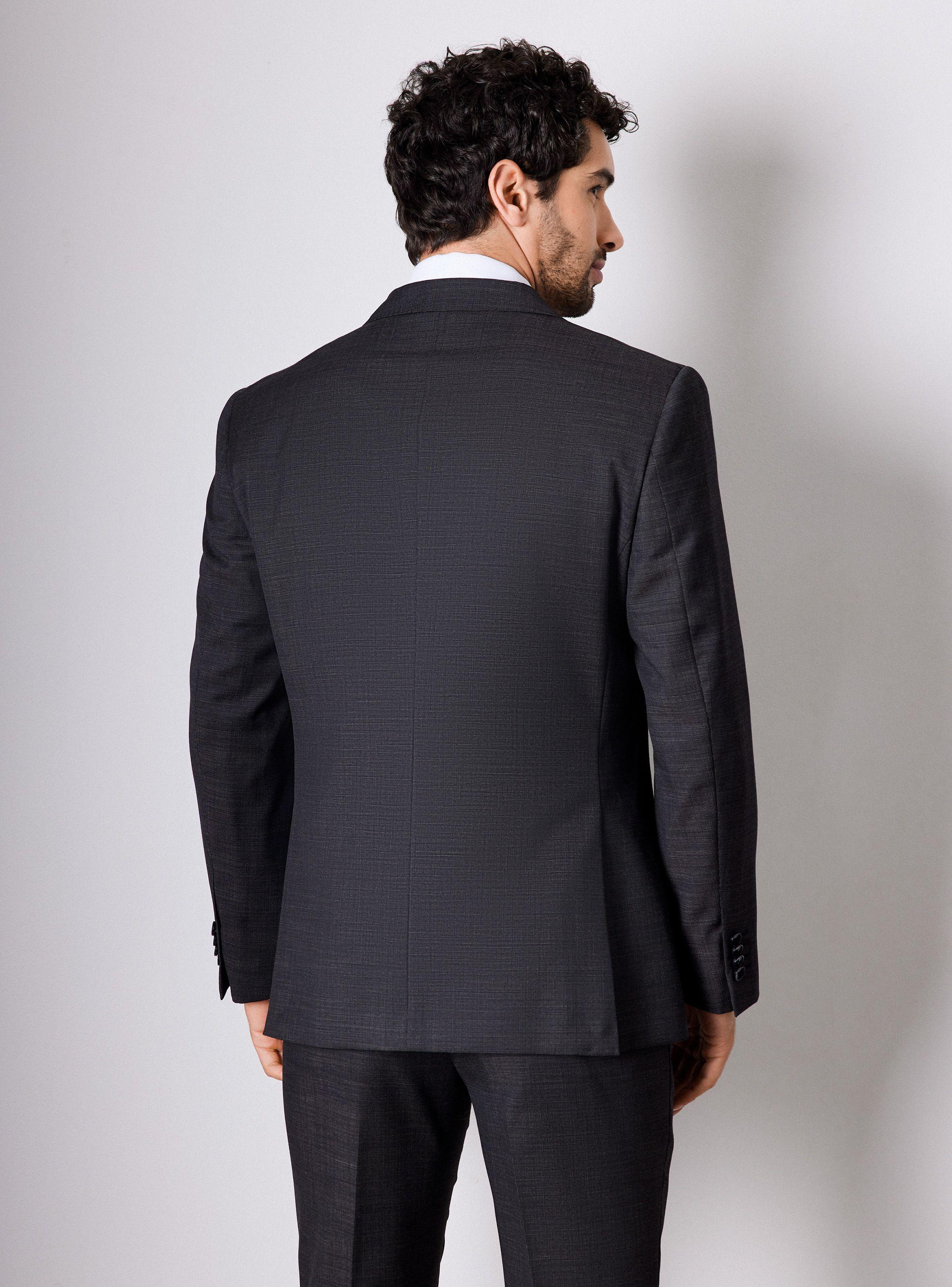 Traje Recto 100% Lana Fantasia Slim Fit de Arrow