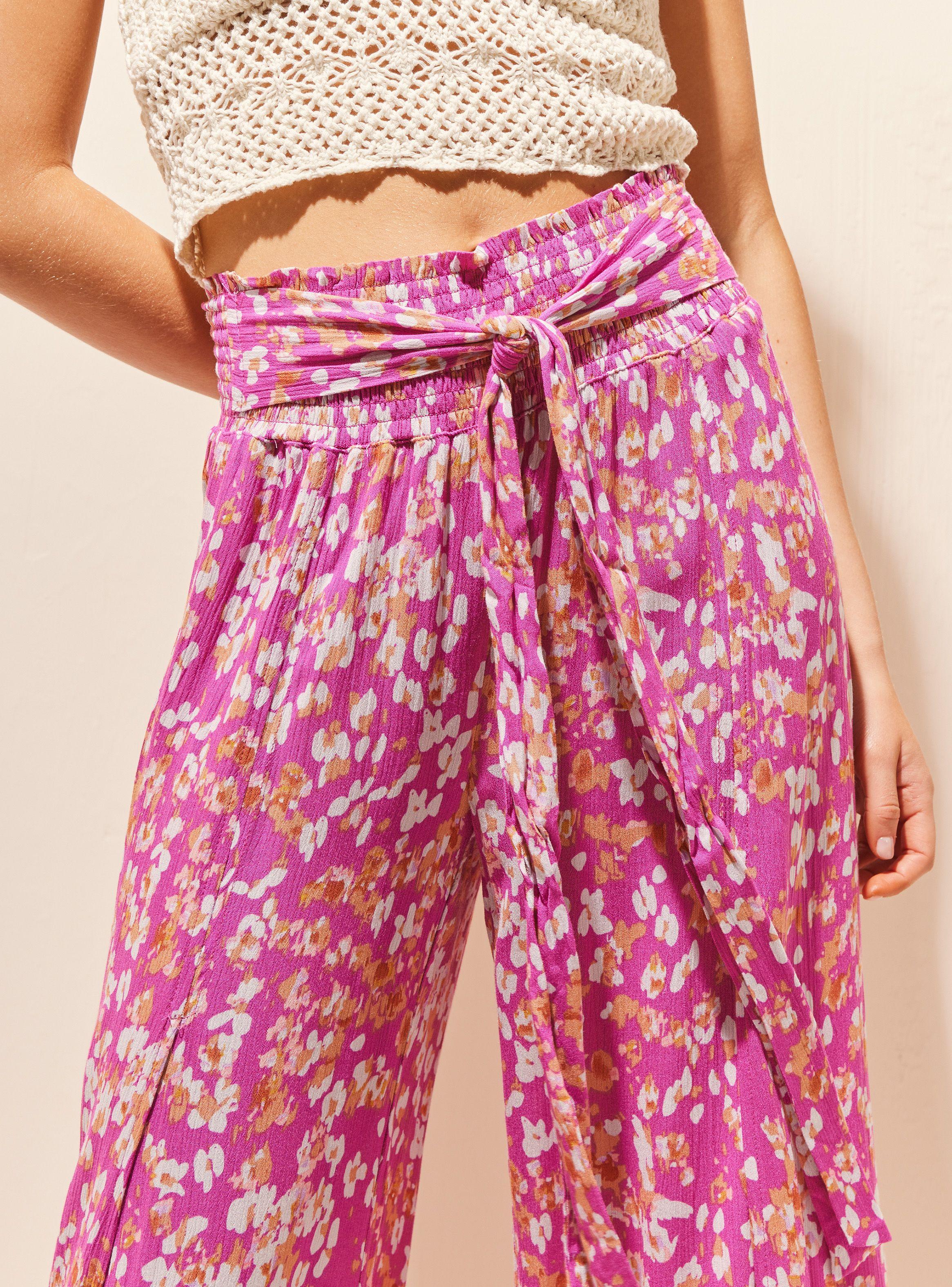 Pantalón Estampado Floreado-2