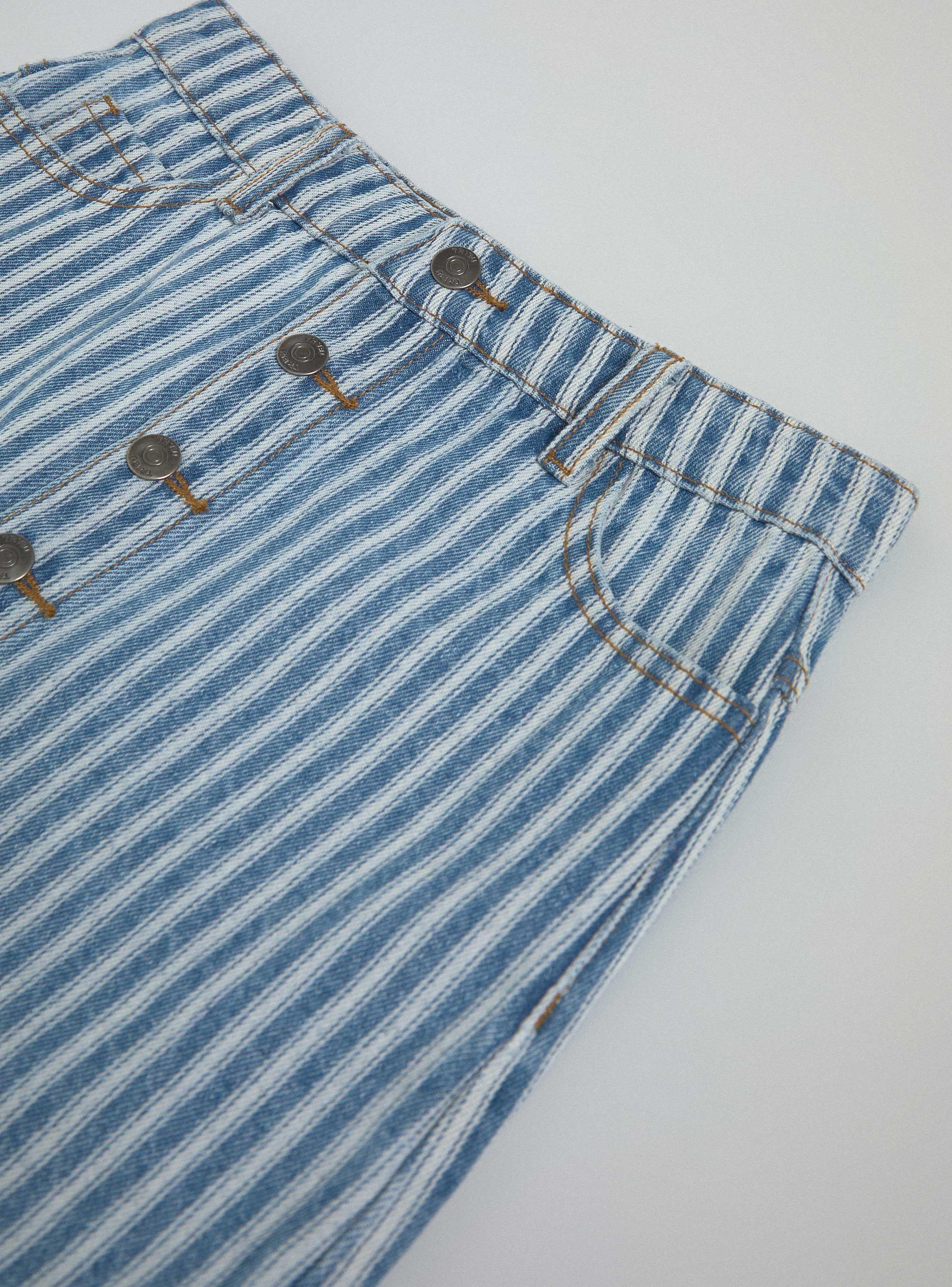 Falda Denim Rayas-4