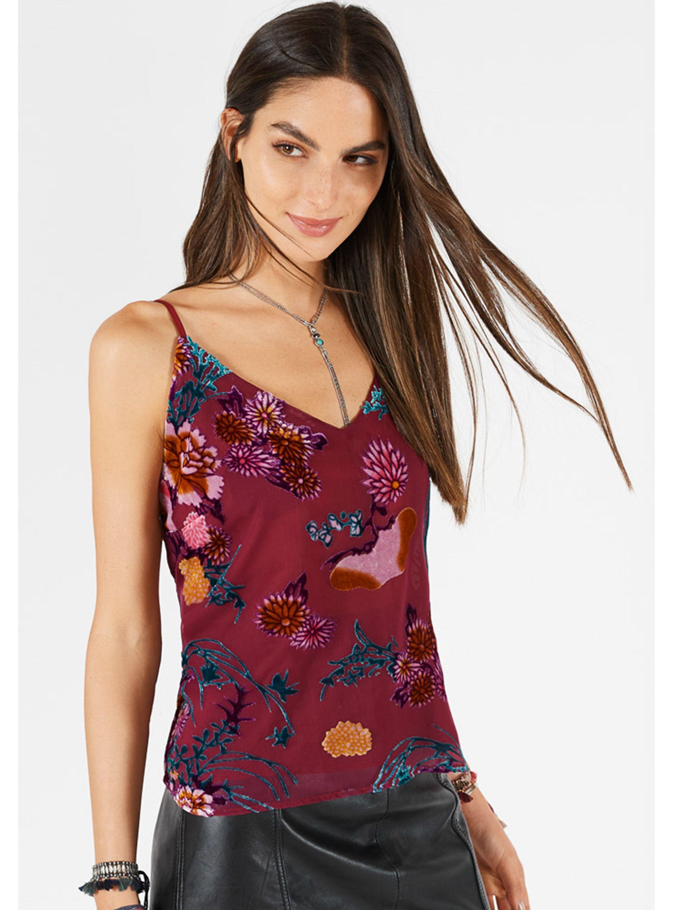 Polera Tiritas Velvet Burnout Umbrale-0