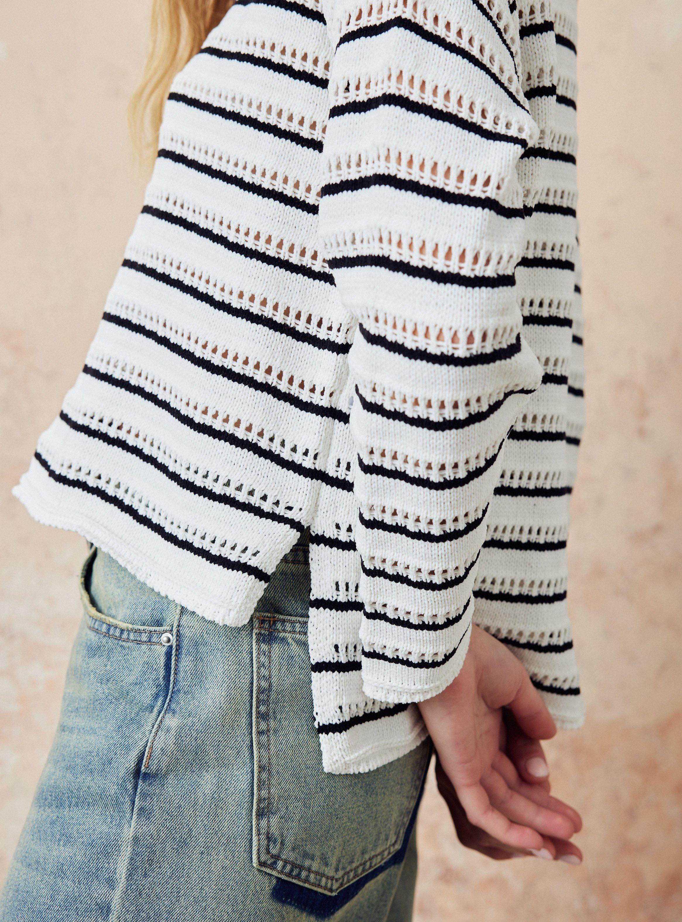 Sweater Rayado Manga Larga-3