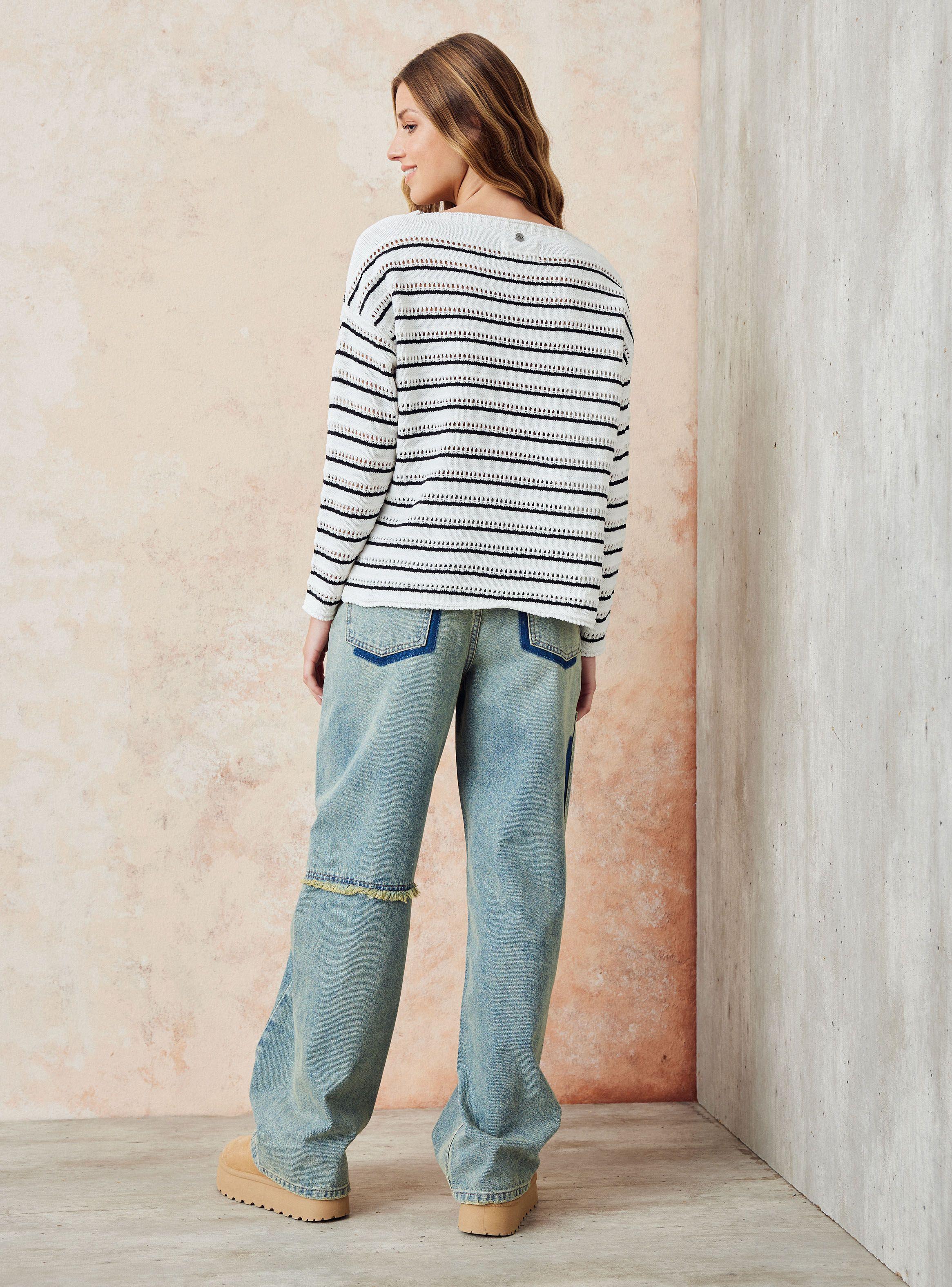 Sweater Rayado Manga Larga-5