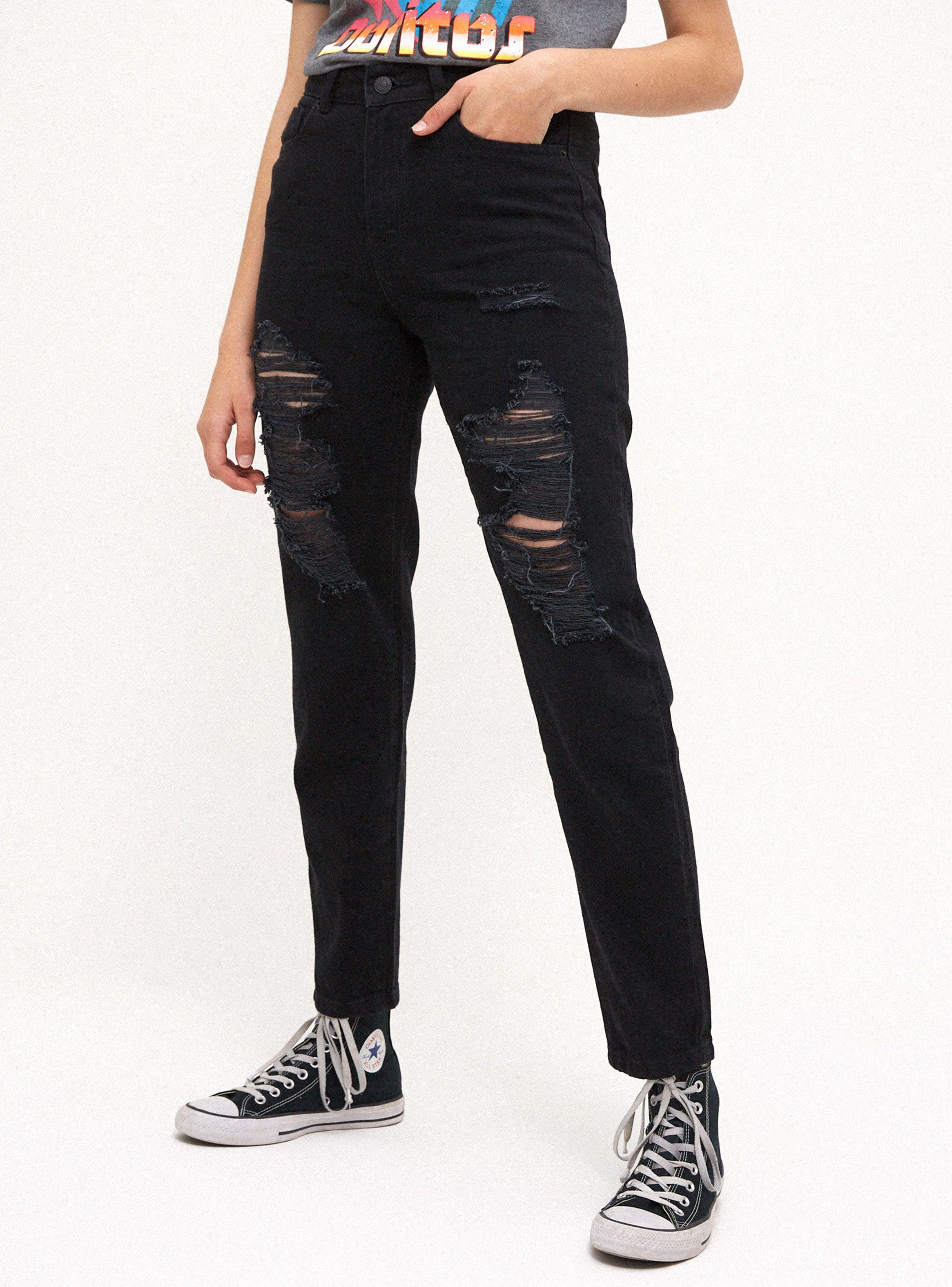 Jeans Mom Breaks Tiro Alto-0