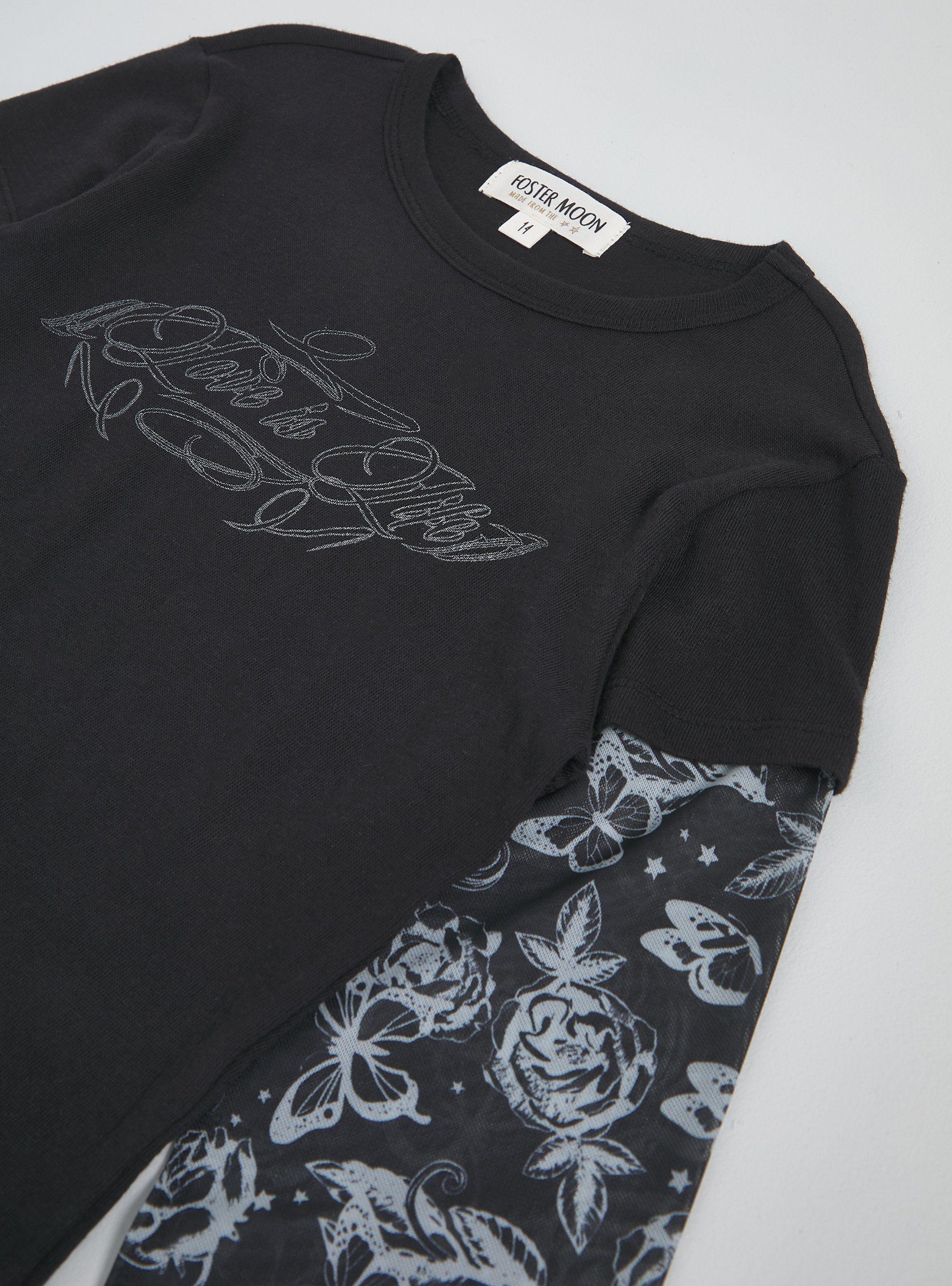 Polera con Mangas de Malla-4