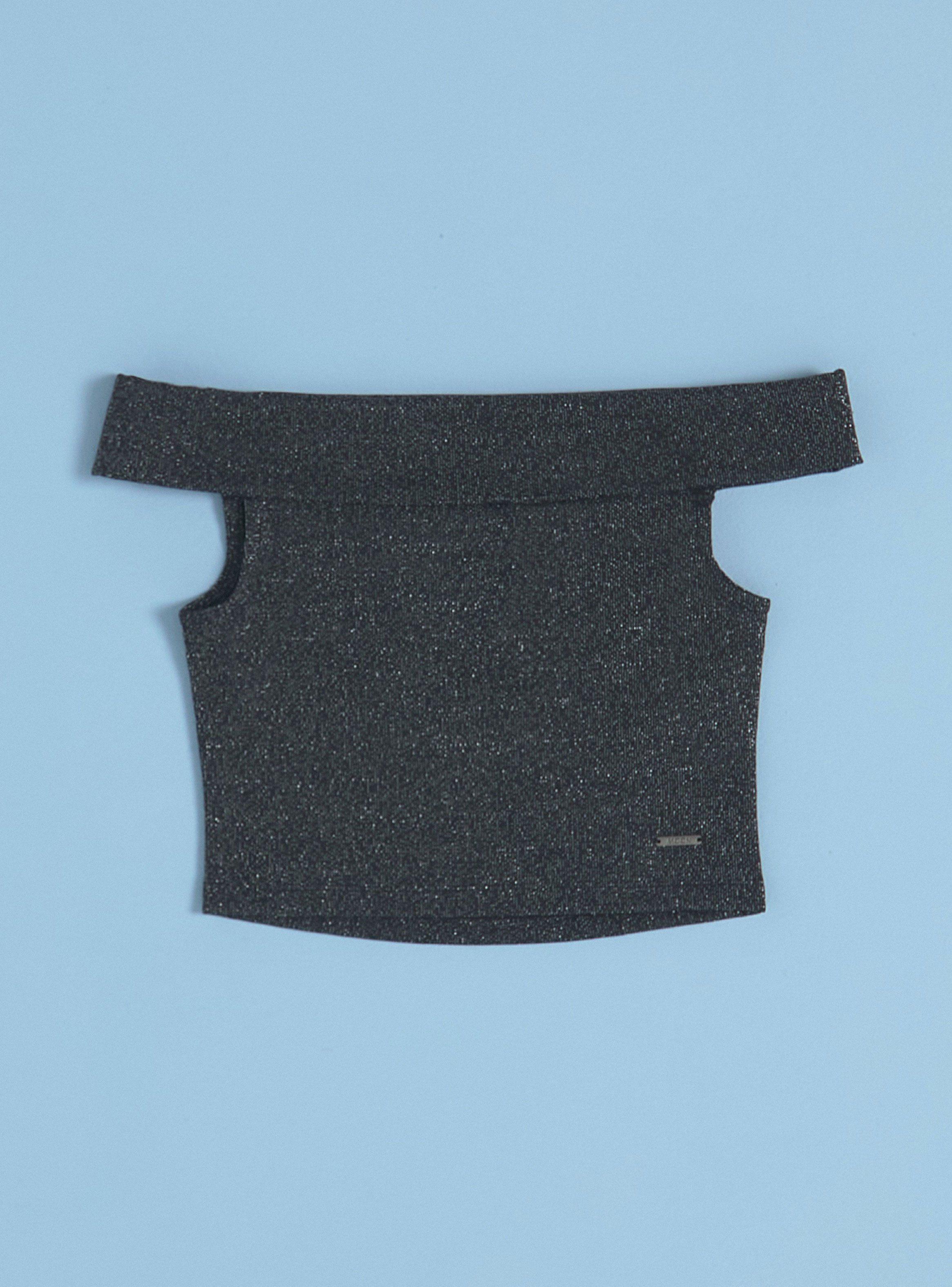 Polera Tela Brillante-2