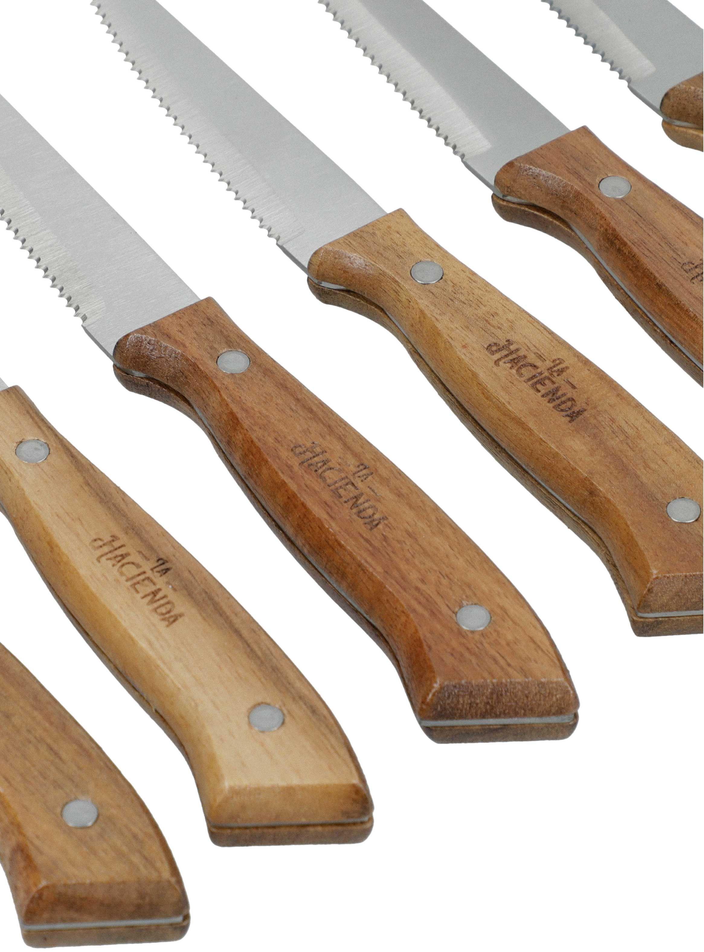 Set 6 Cuchillos Mango Madera-2