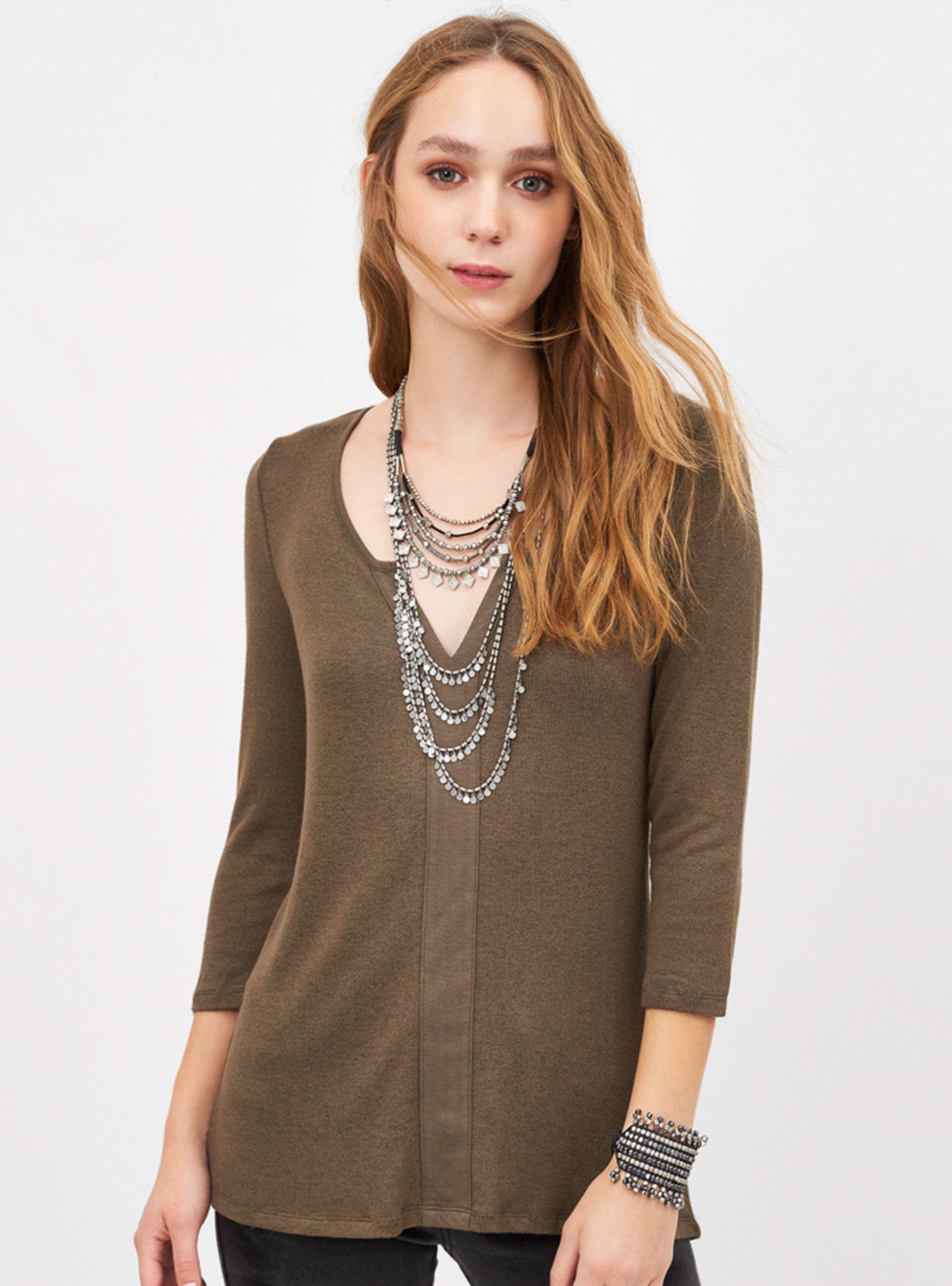 Polera Cuello V Umbrale-0