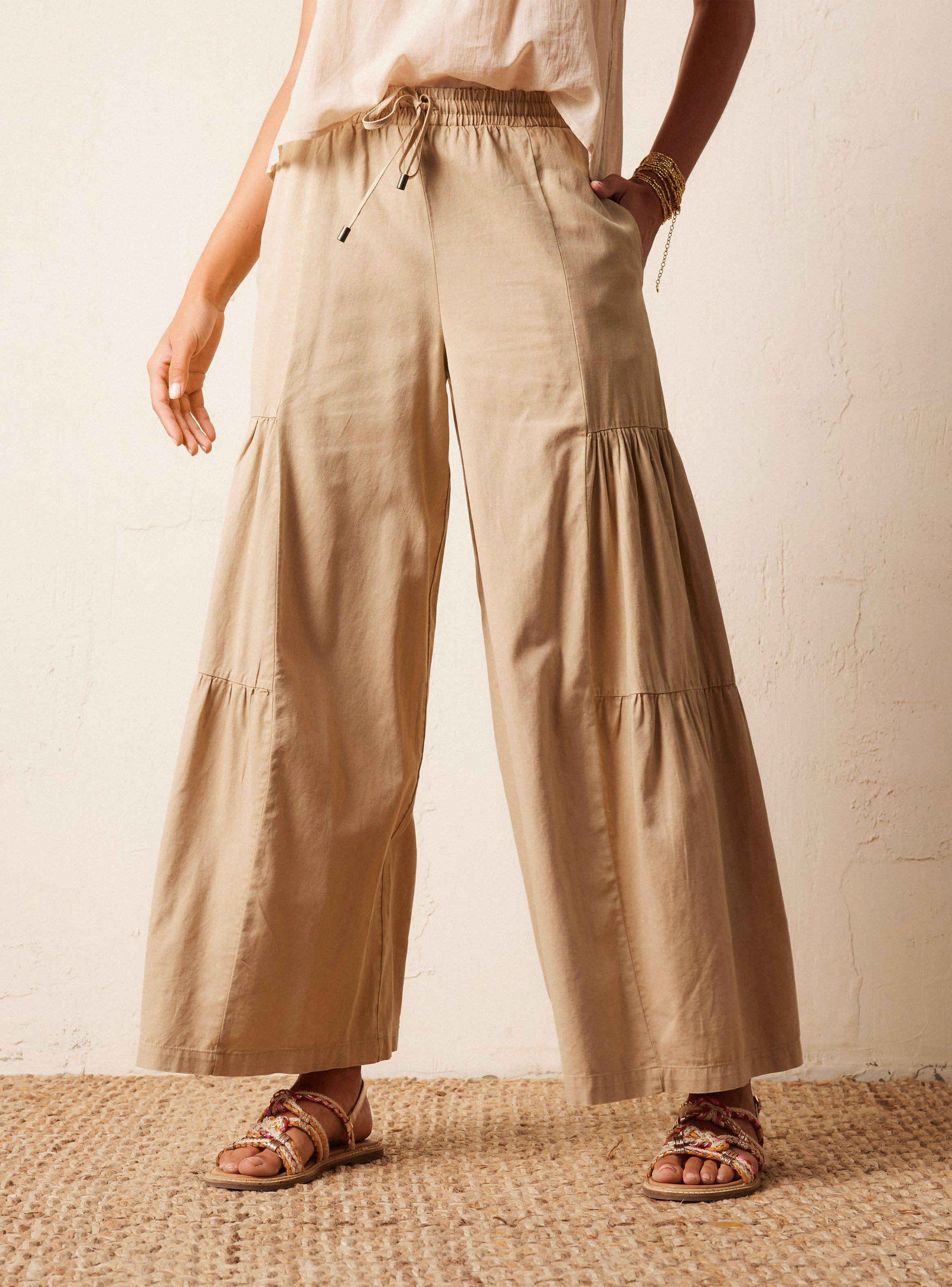 Pantalón Tela con Proceso y Cortes-0