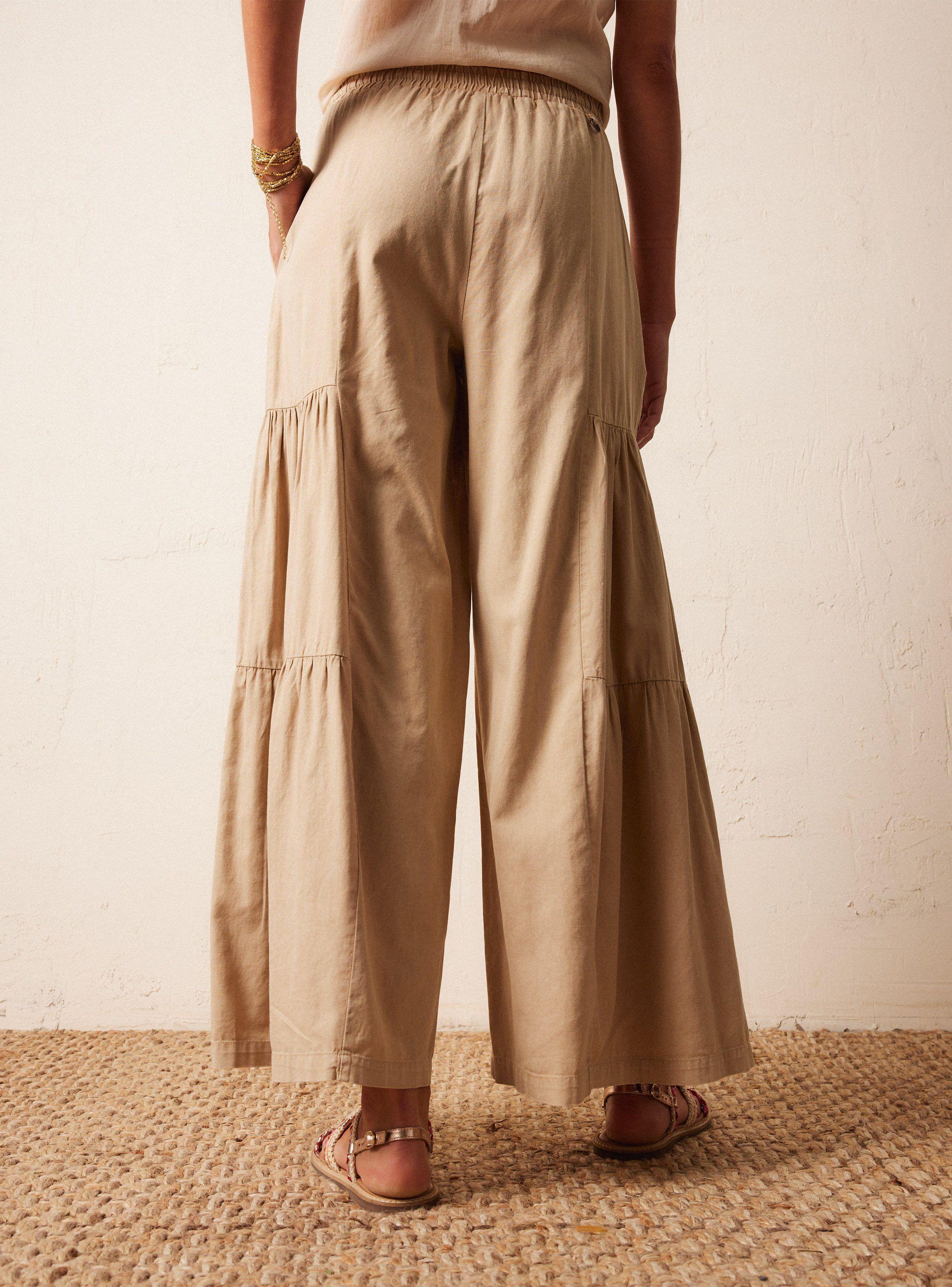 Pantalón Tela con Proceso y Cortes-1
