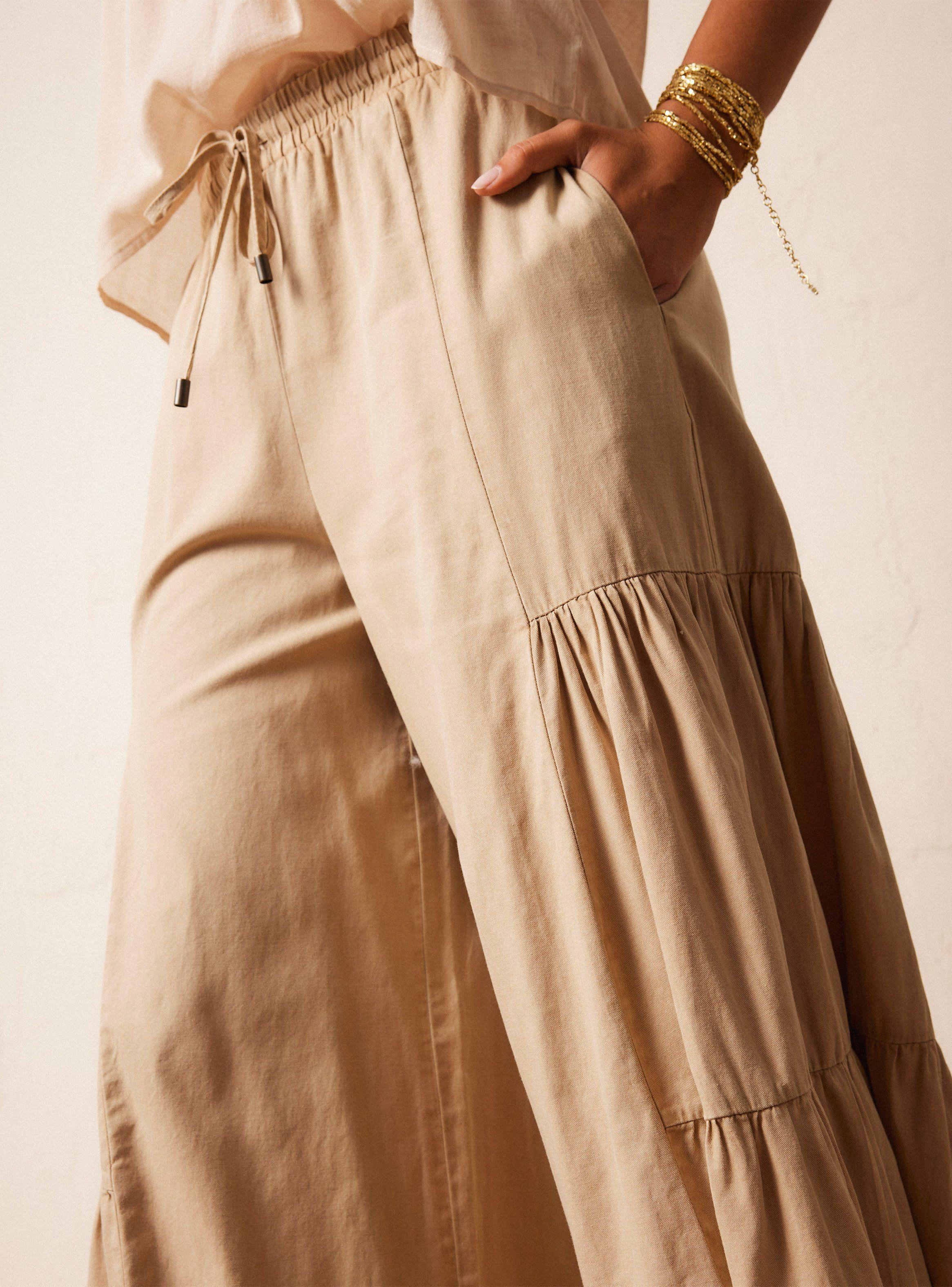 Pantalón Tela con Proceso y Cortes-2