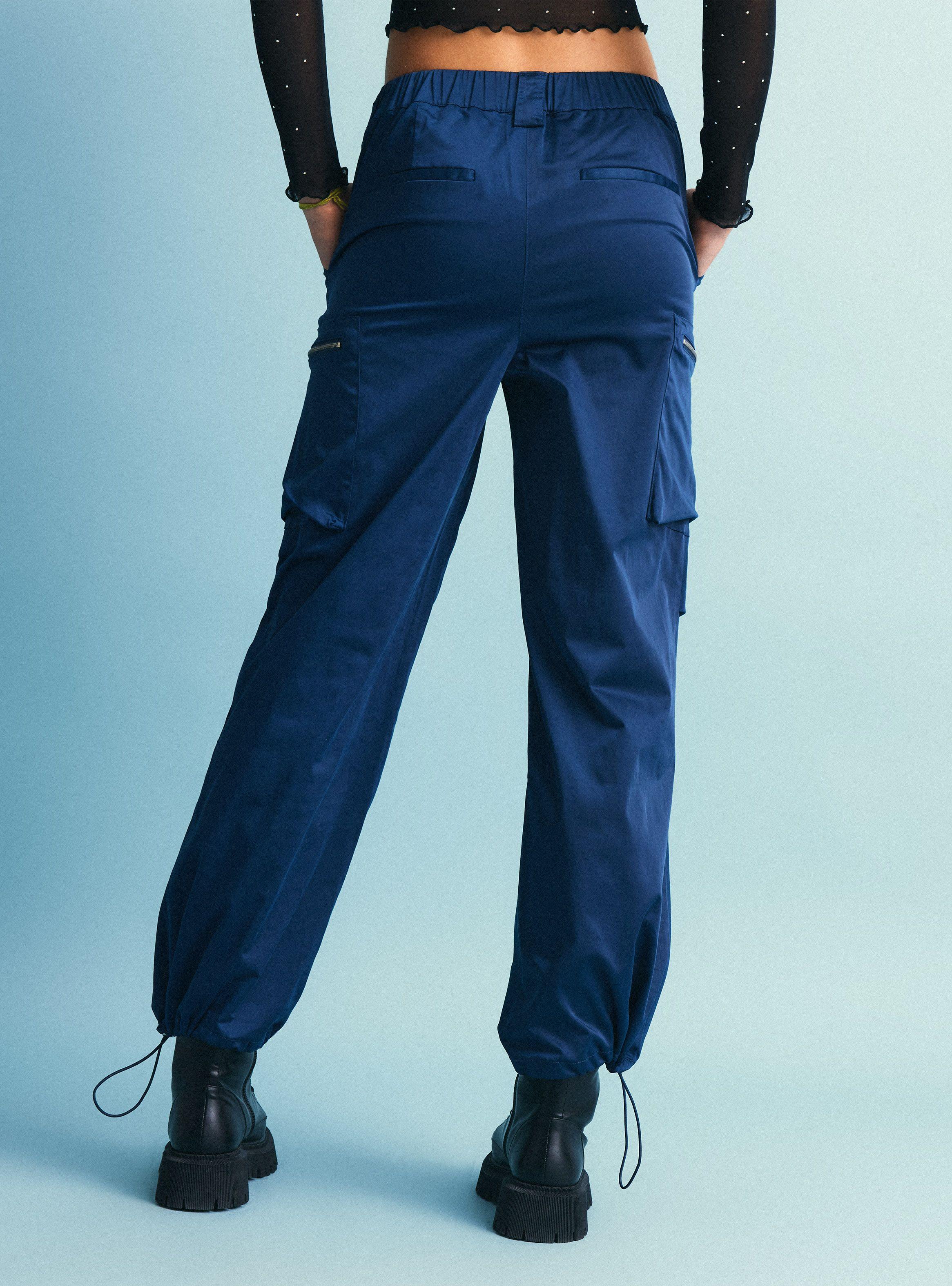 Pantalón Cargo Satinado-1