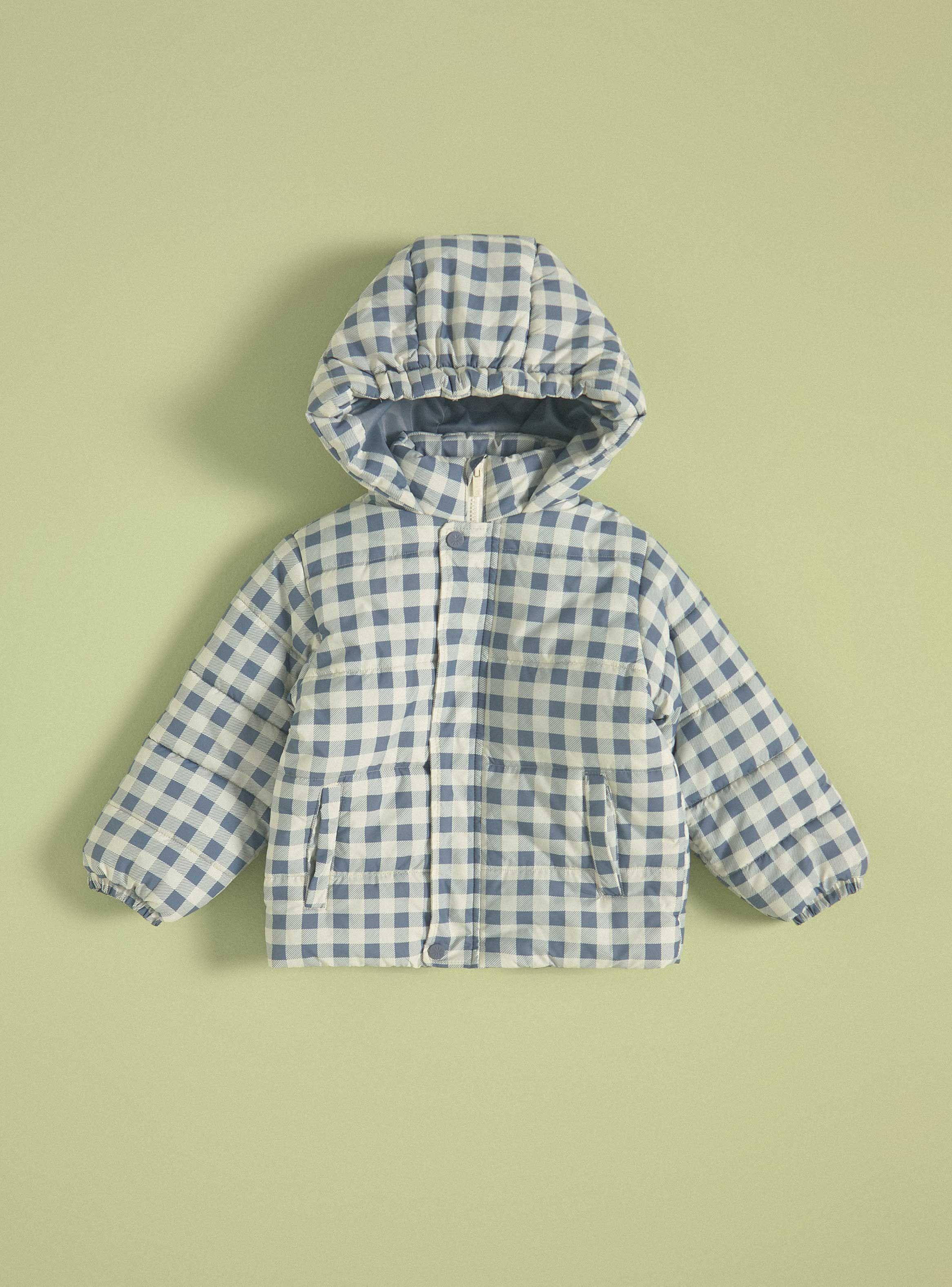 Parka con Gorro, Estampada-0