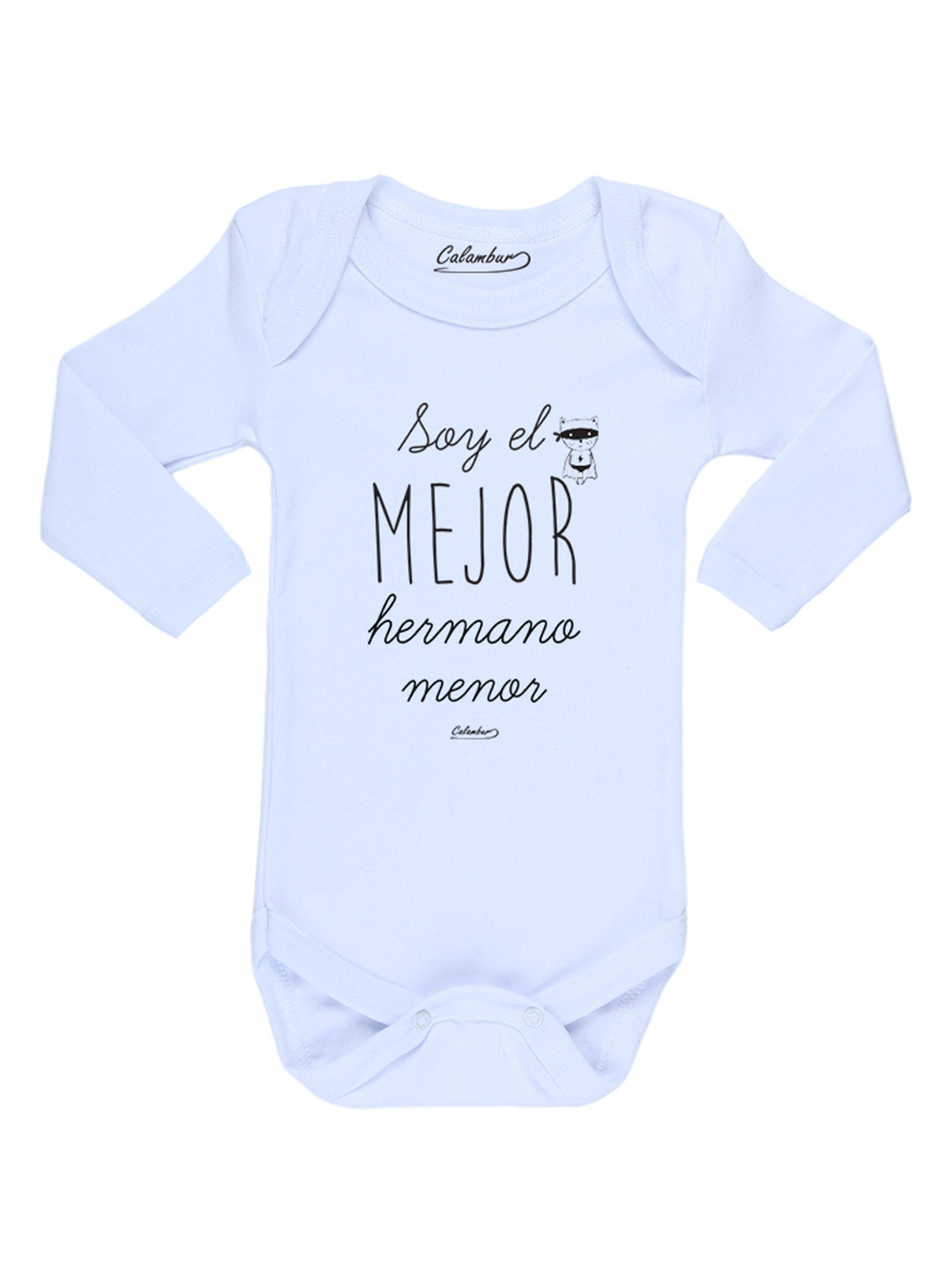 Body Calambur Bebé Soy El Mejor Hermano Menor-0