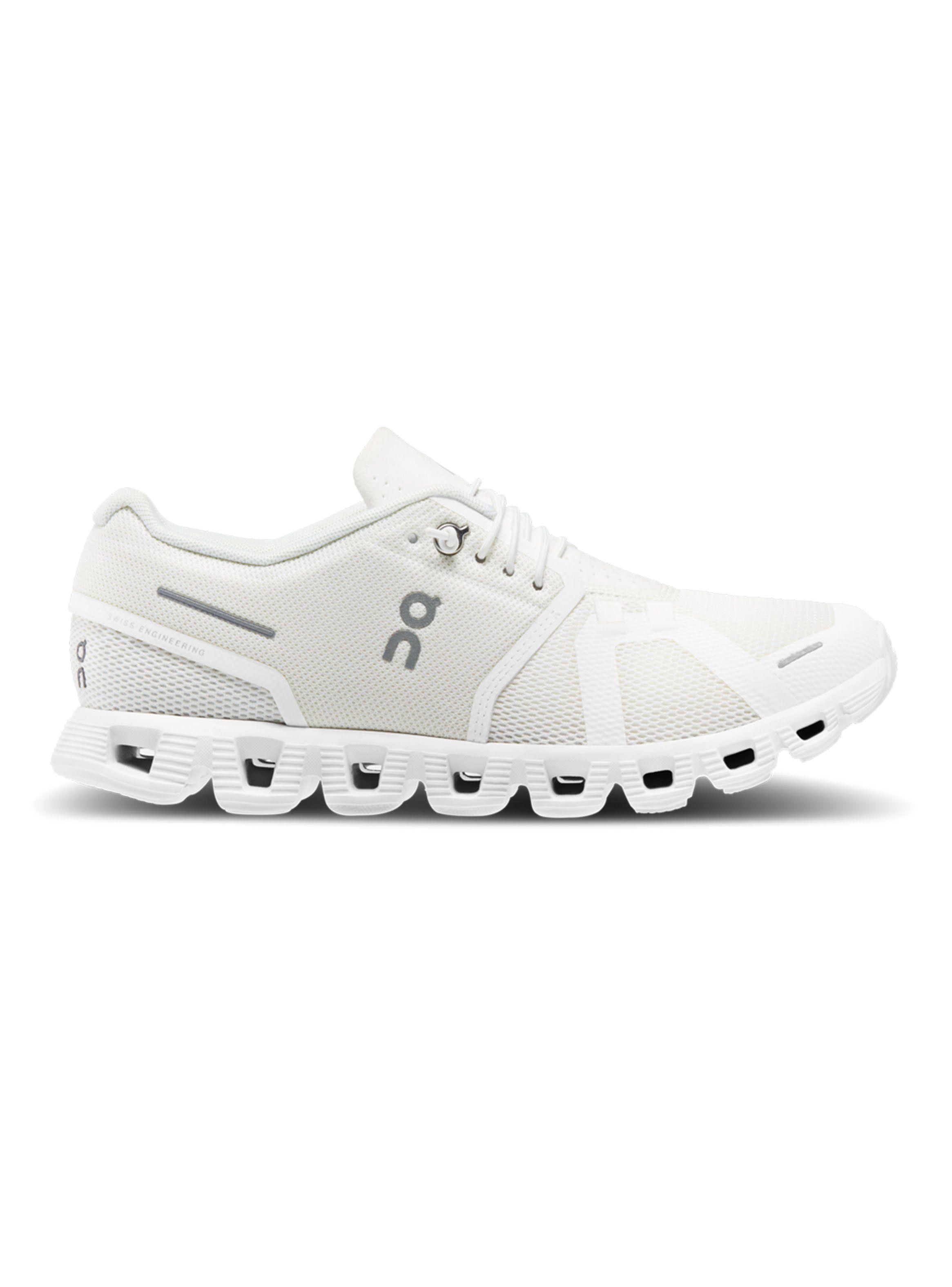 Zapatilla Training Cloud5 Undyed-White Mujer-0