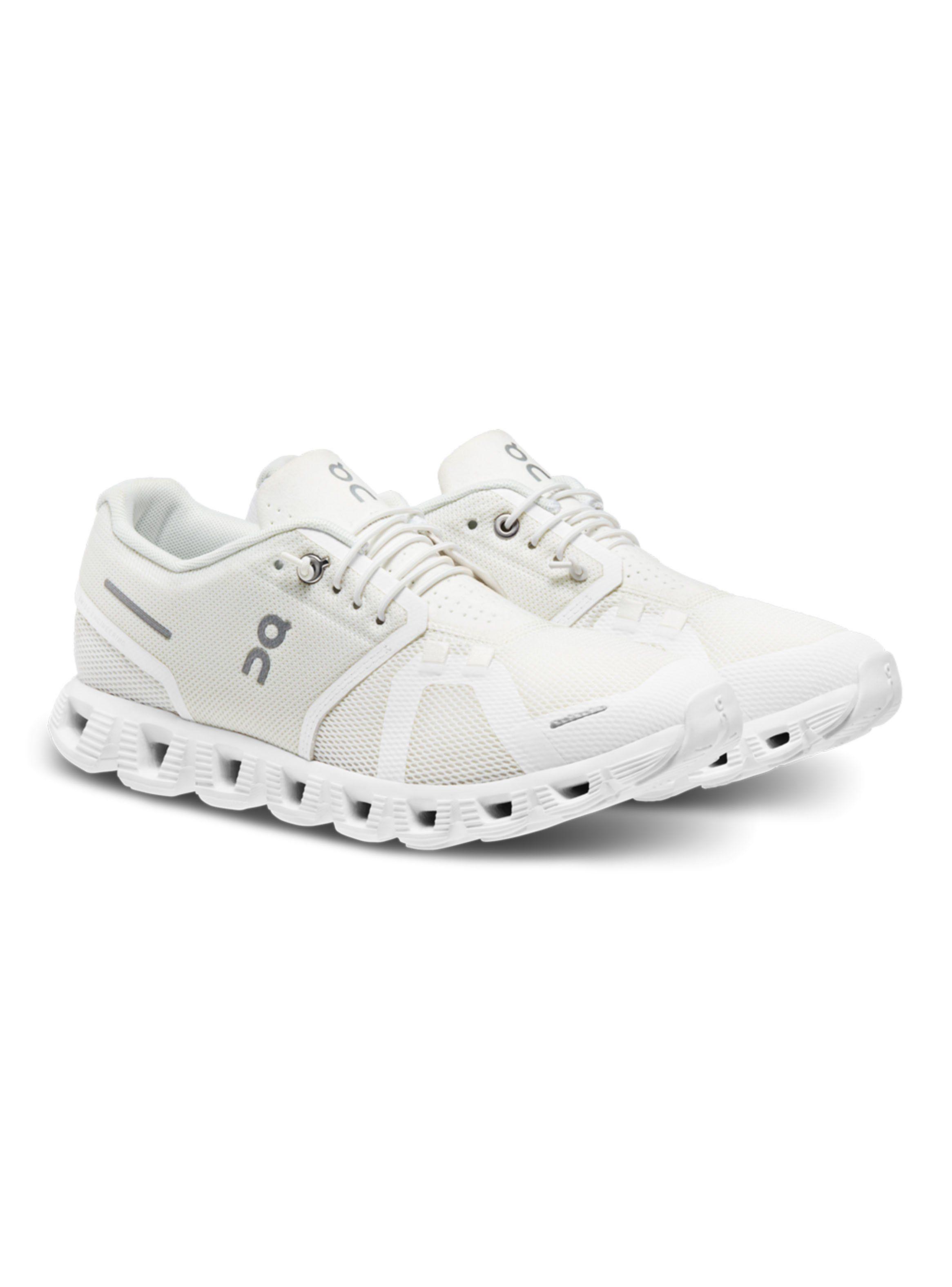 Zapatilla Training Cloud5 Undyed-White Mujer-1