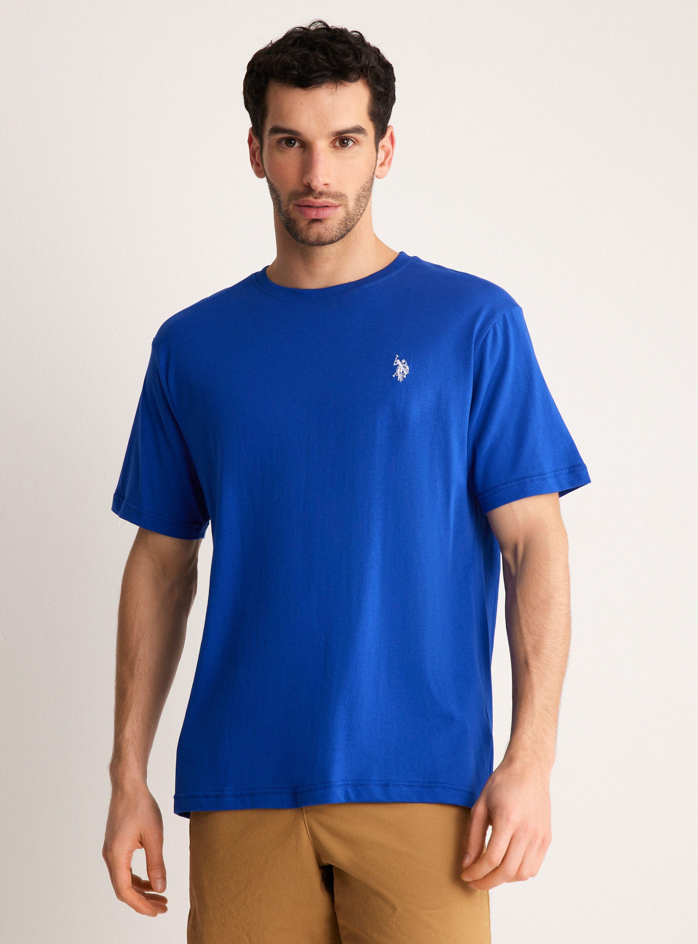 Polera Manga Corta Cuello Redondo Logo Bordado-0