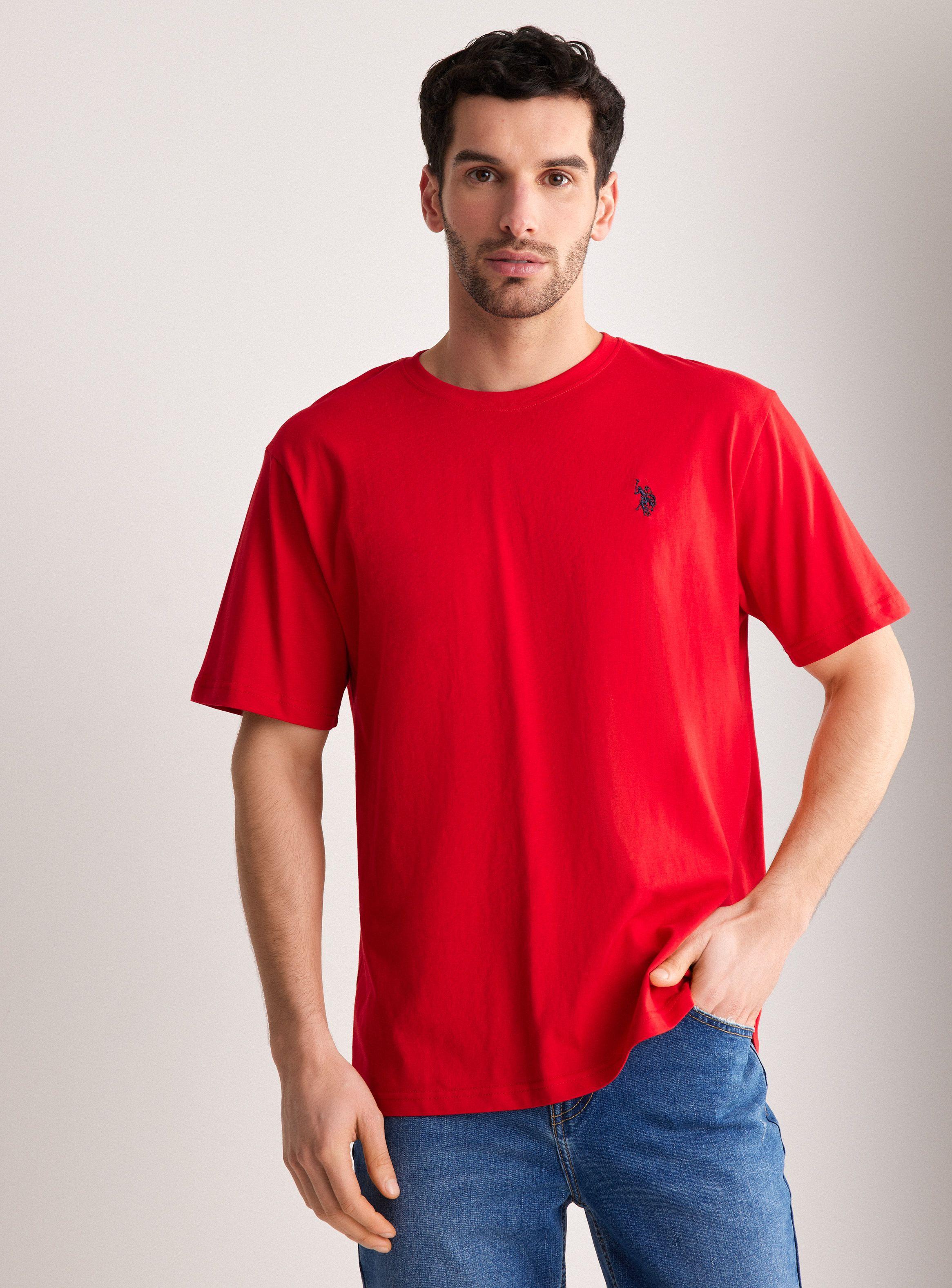 Polera Manga Corta Cuello Redondo Logo Bordado-0