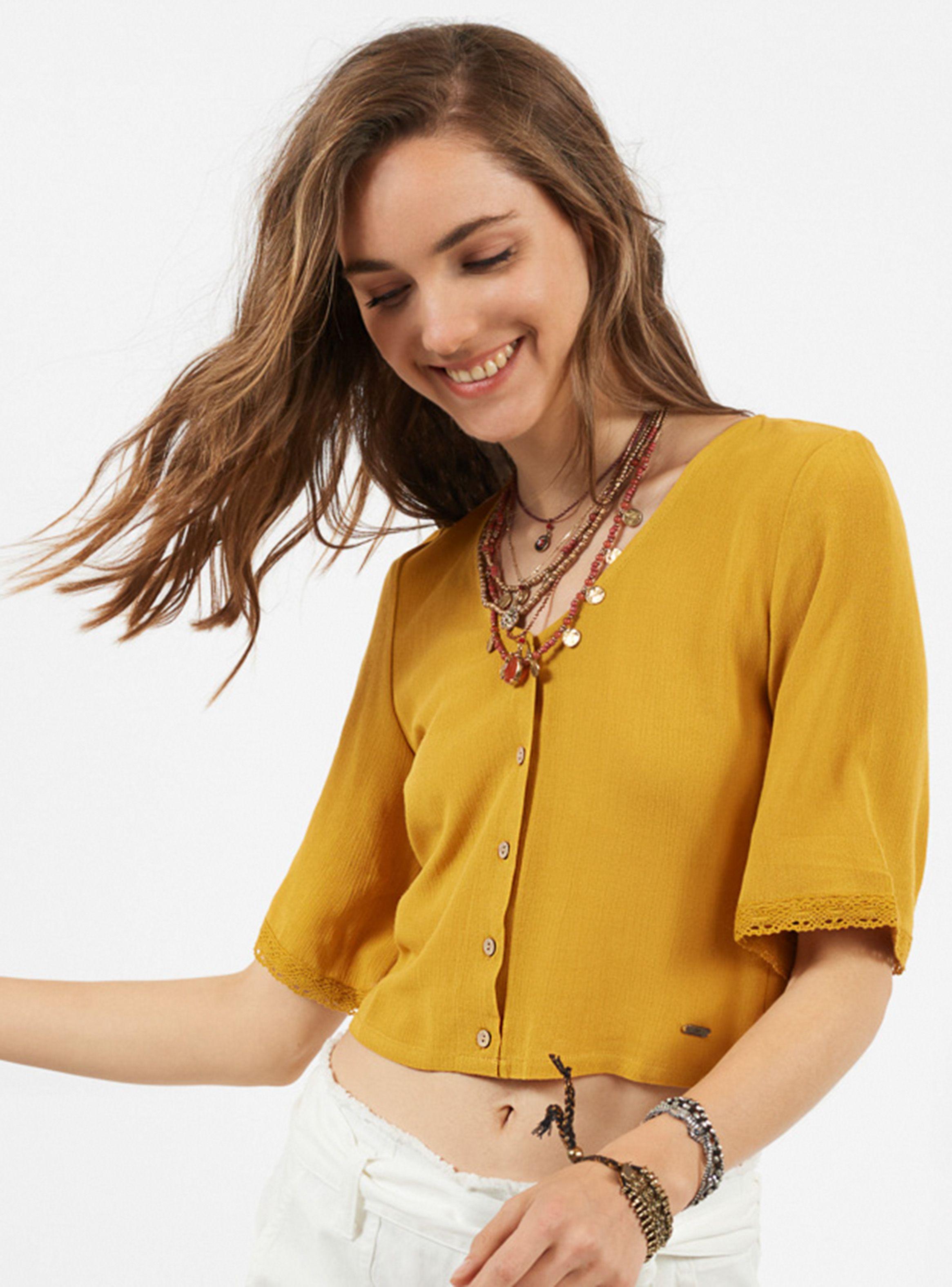 Blusa con Botones y Manga 3/4 Umbrale Be-0