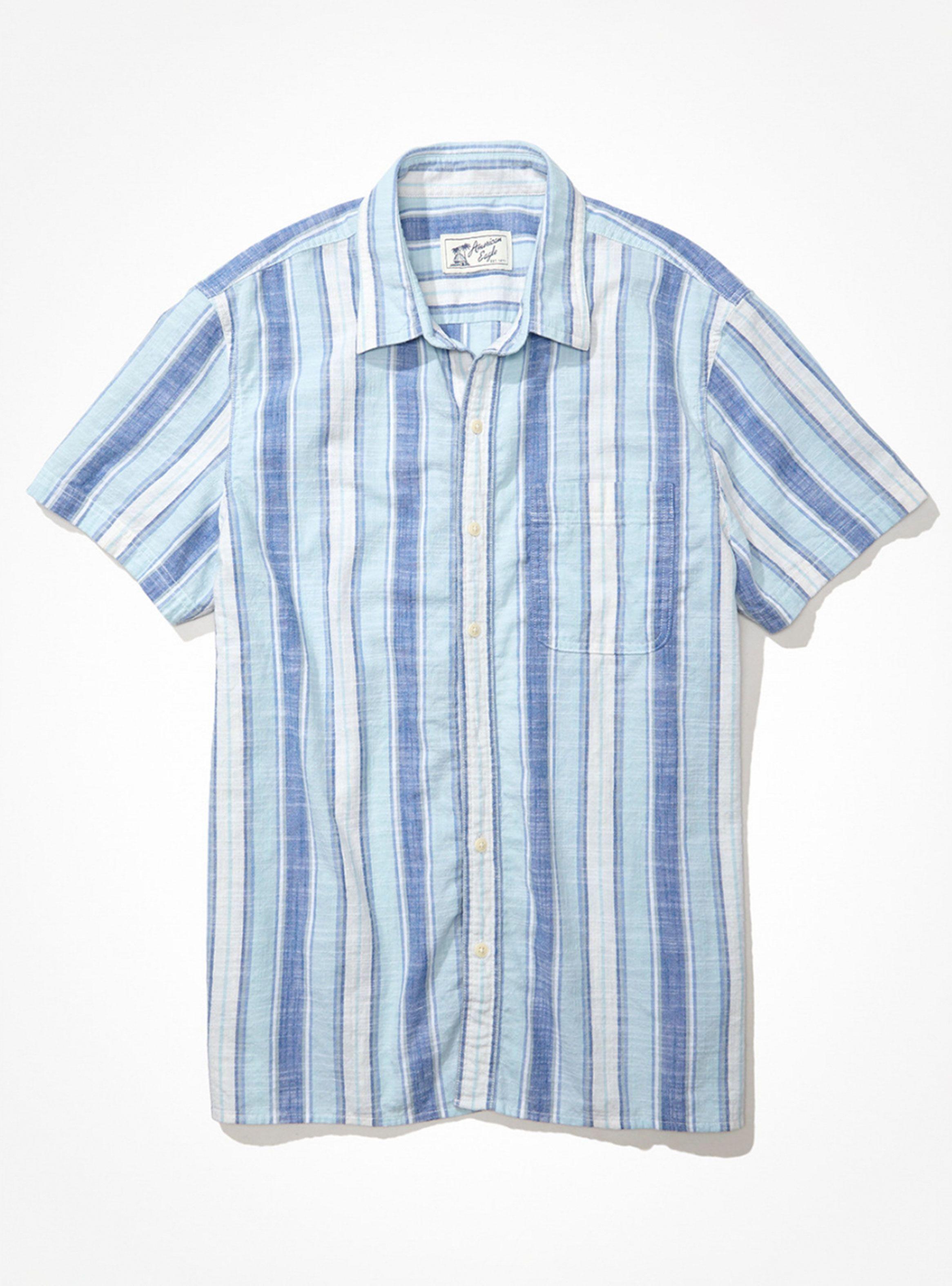 Camisa Button Print Líneas-1