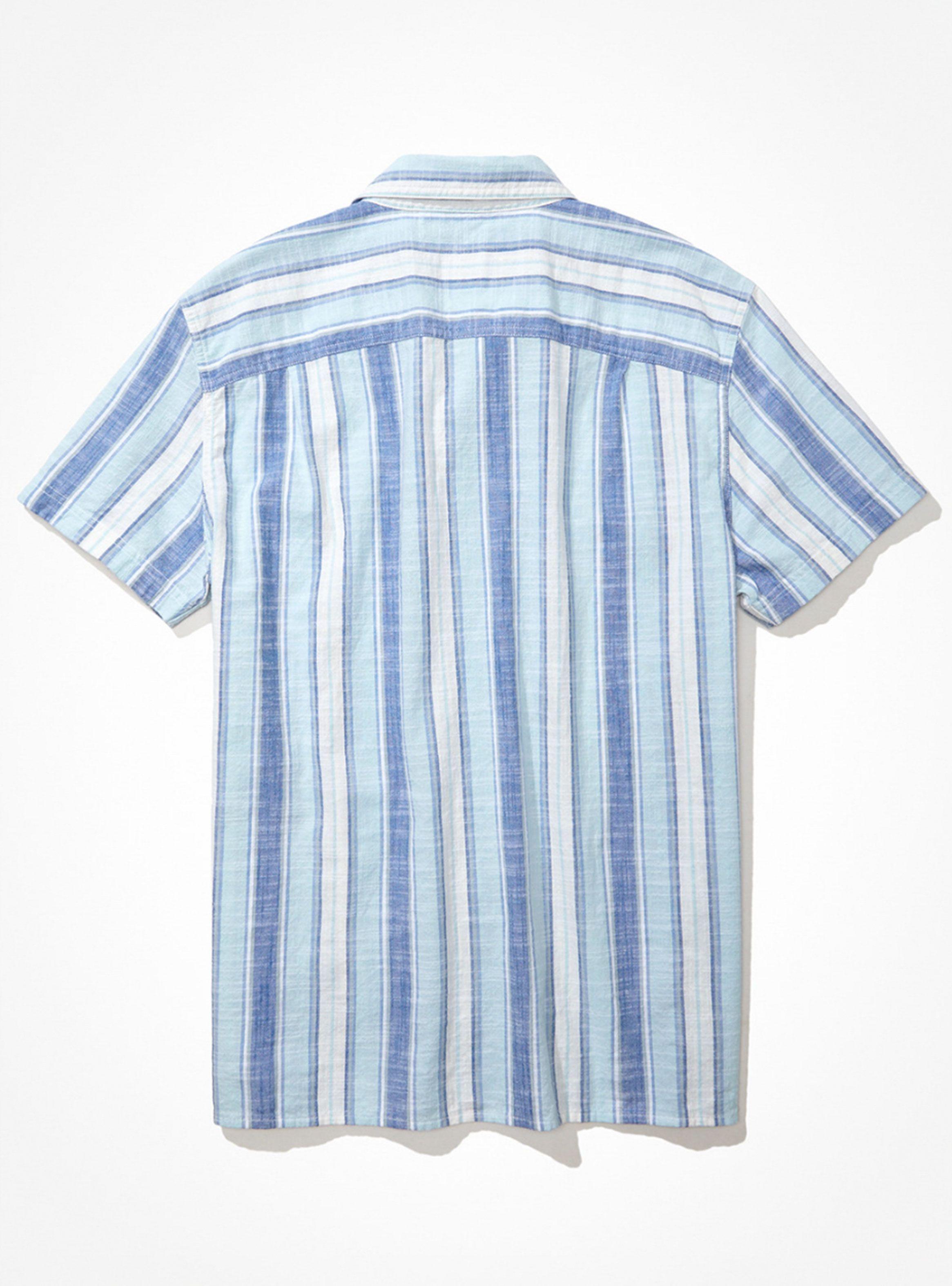 Camisa Button Print Líneas-2