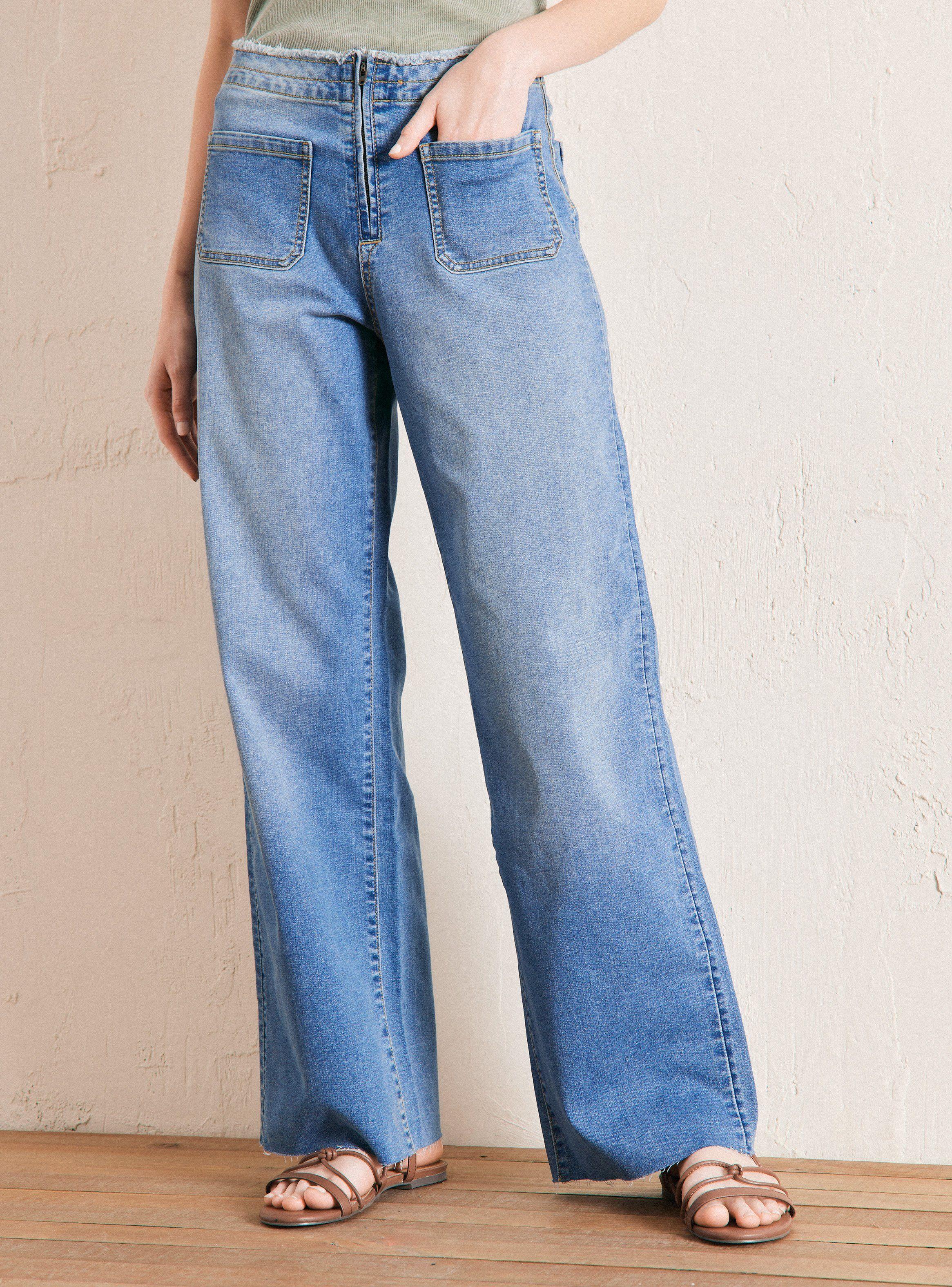 Jeans Cierre a la Vista-0
