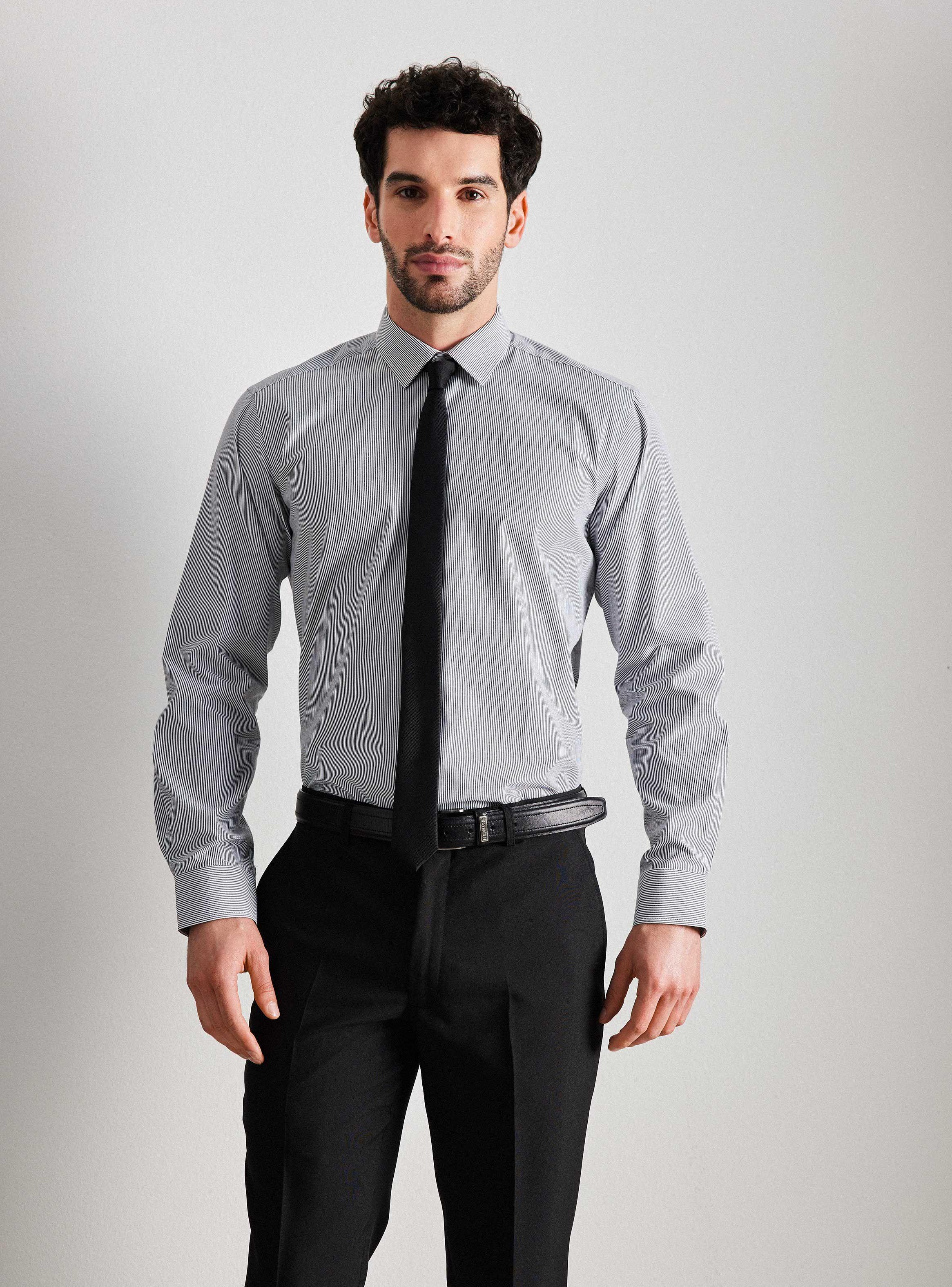 Camisa de Vestir Fantasía y Texturada Slim Fit-0