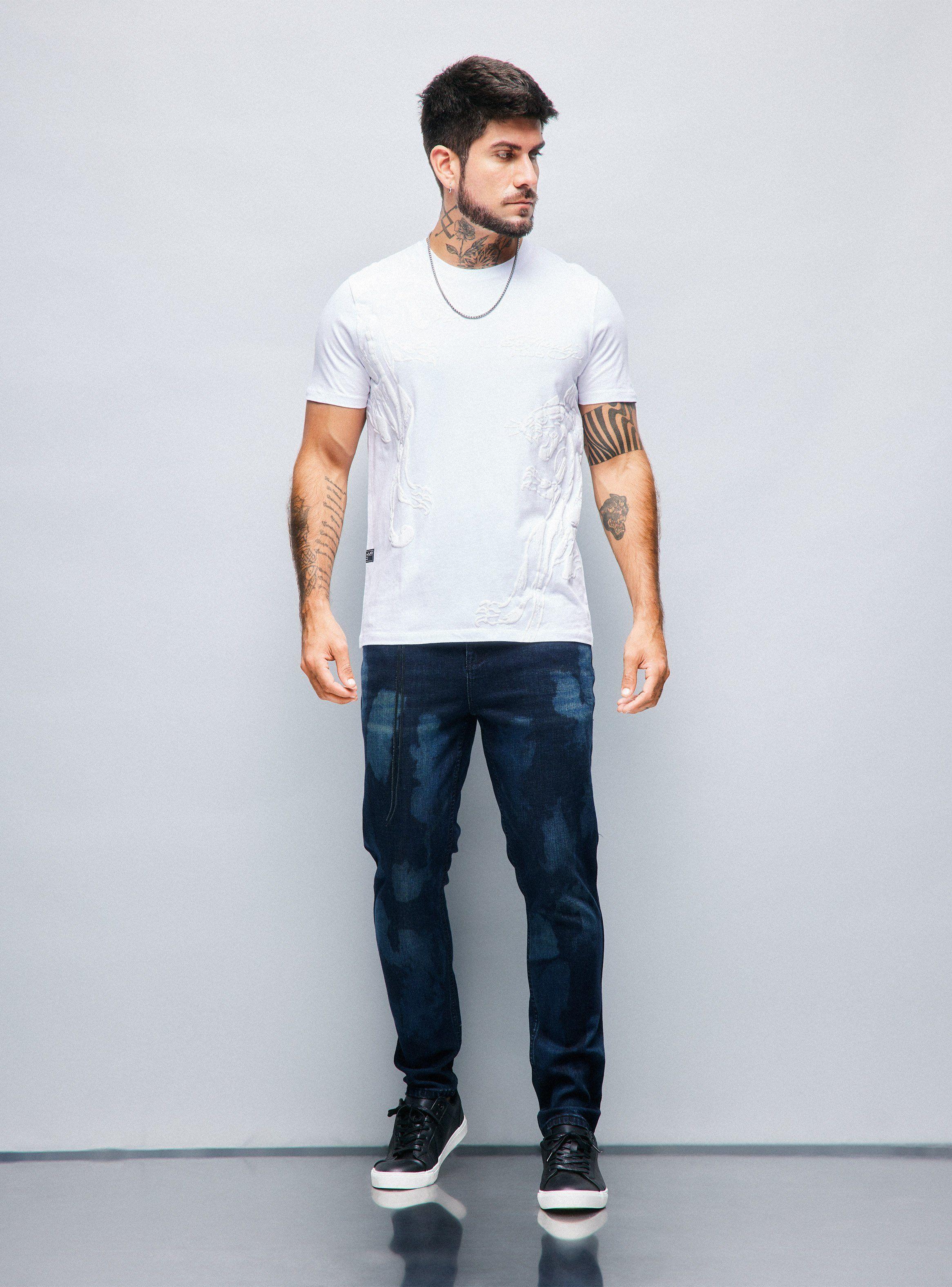 Jeans Ed Hardy Lavado. Manchado, Amarra De Cuero-4