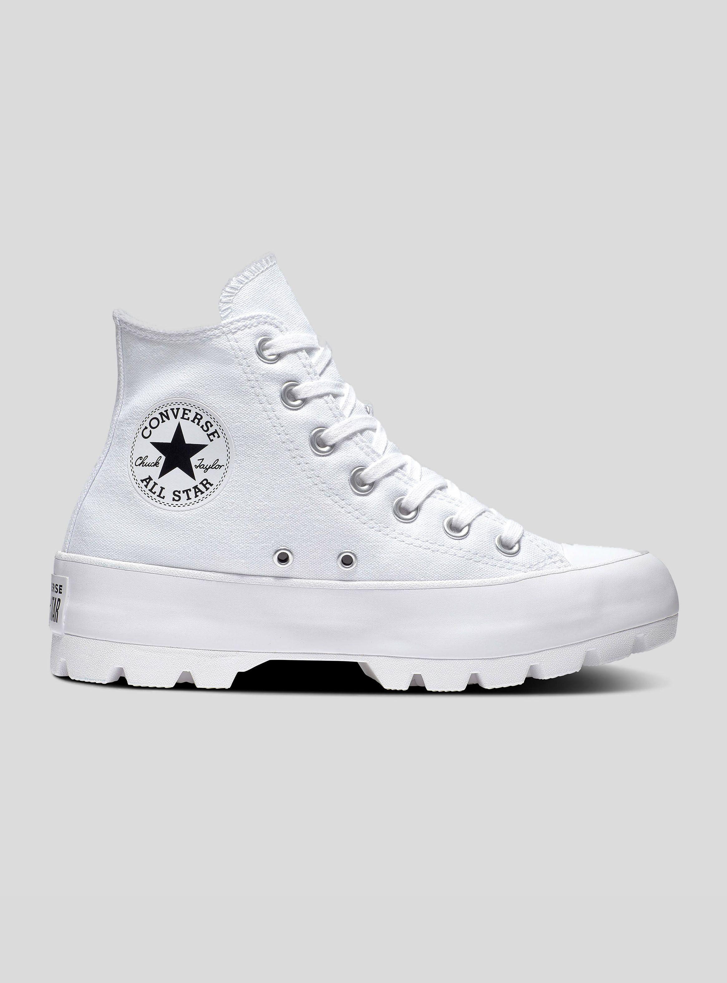 Zapatilla Urbana White Lugged Plataforma Mujer-0
