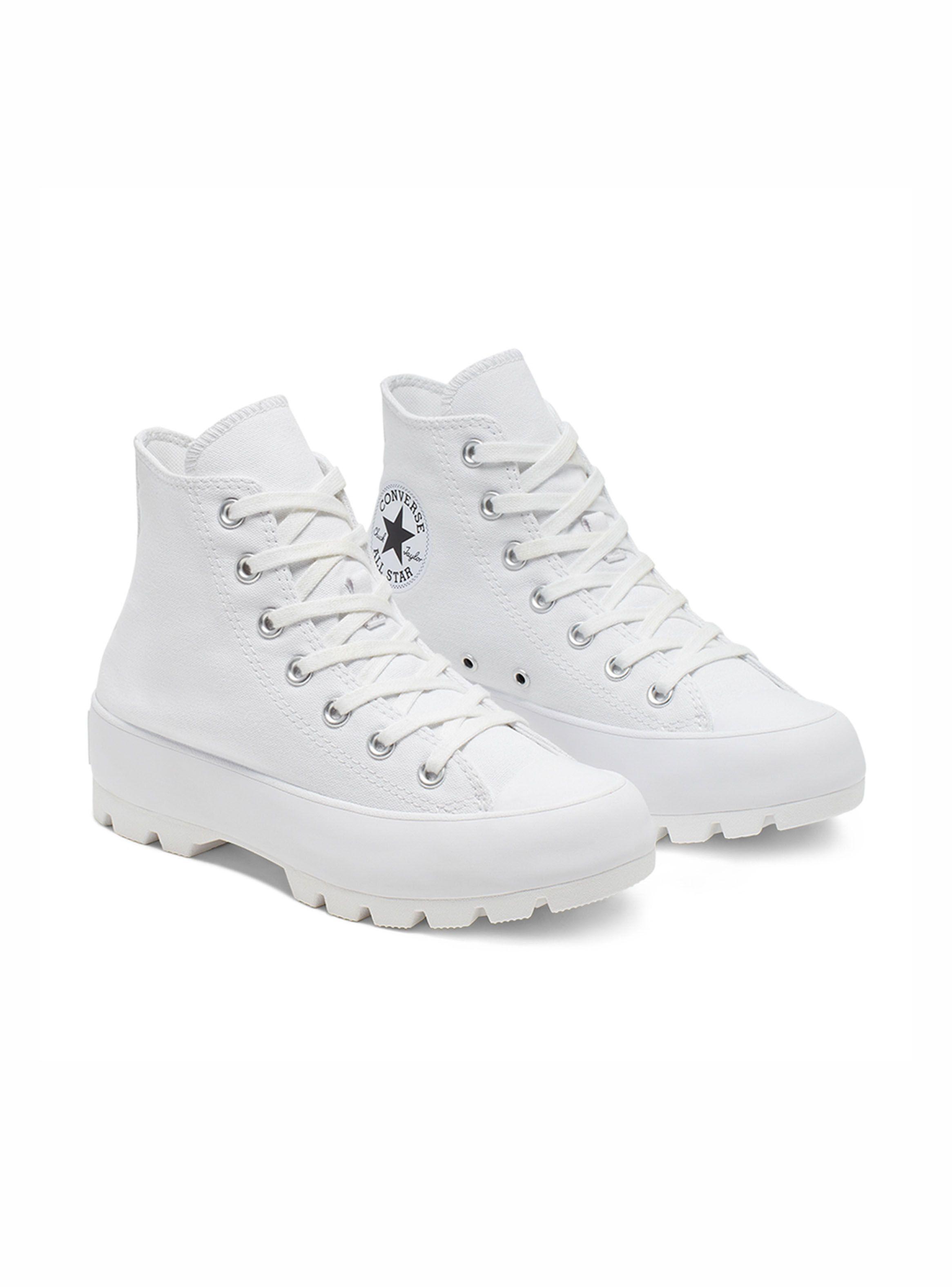 Zapatilla Urbana White Lugged Plataforma Mujer-1