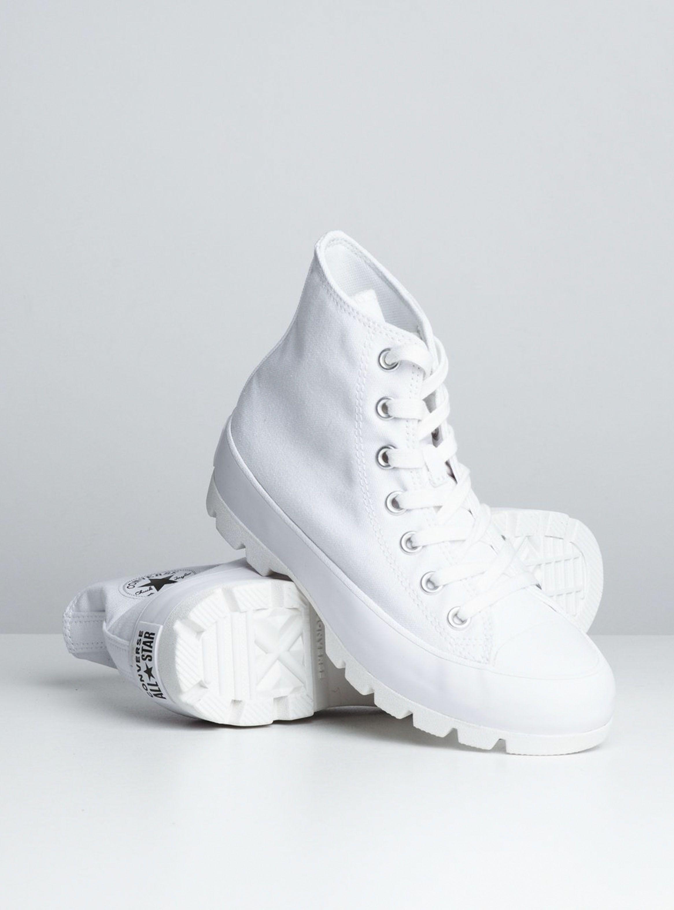 Zapatilla Urbana White Lugged Plataforma Mujer-2