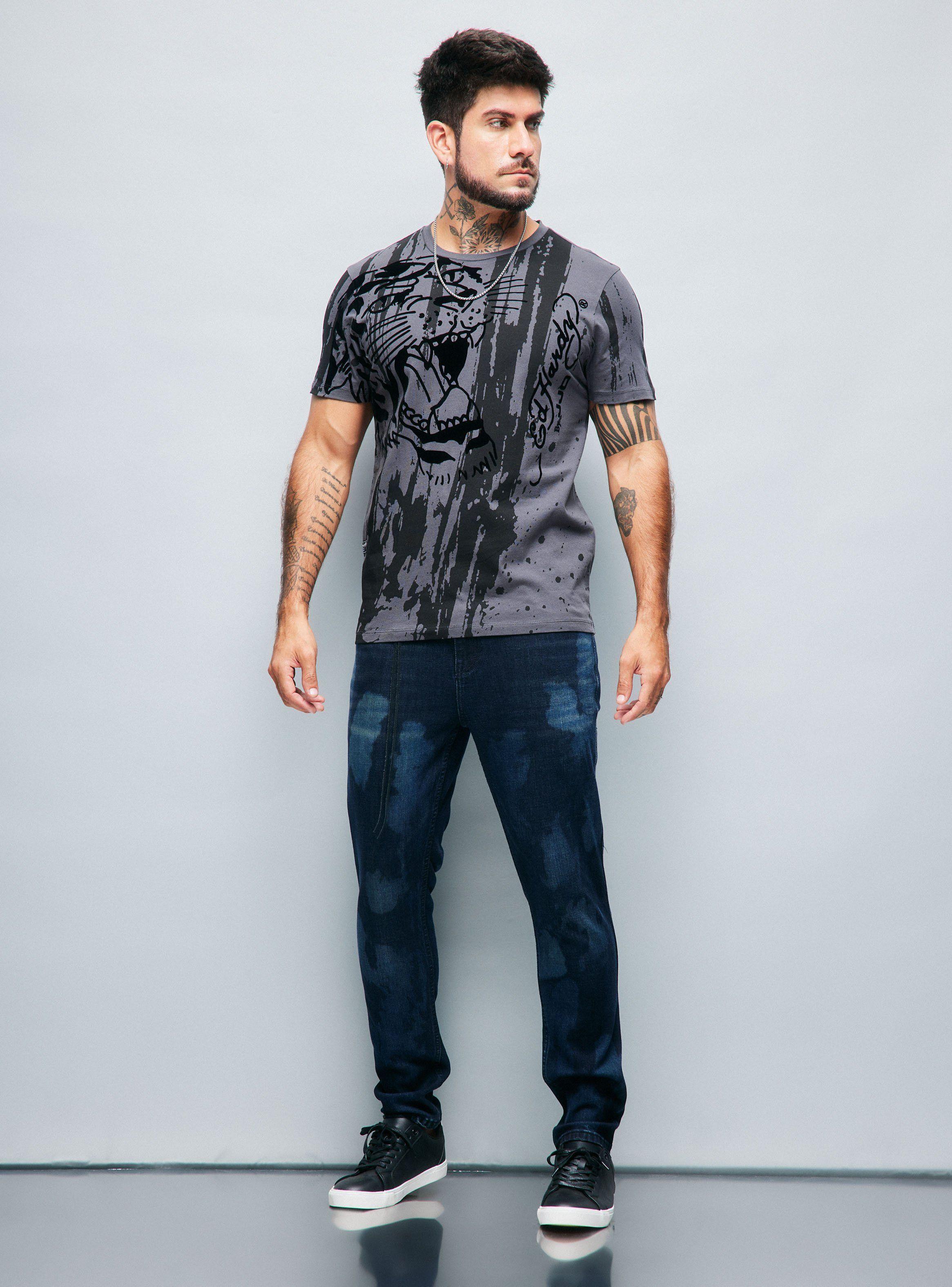Polera Ed Hardy Full Estampada-4