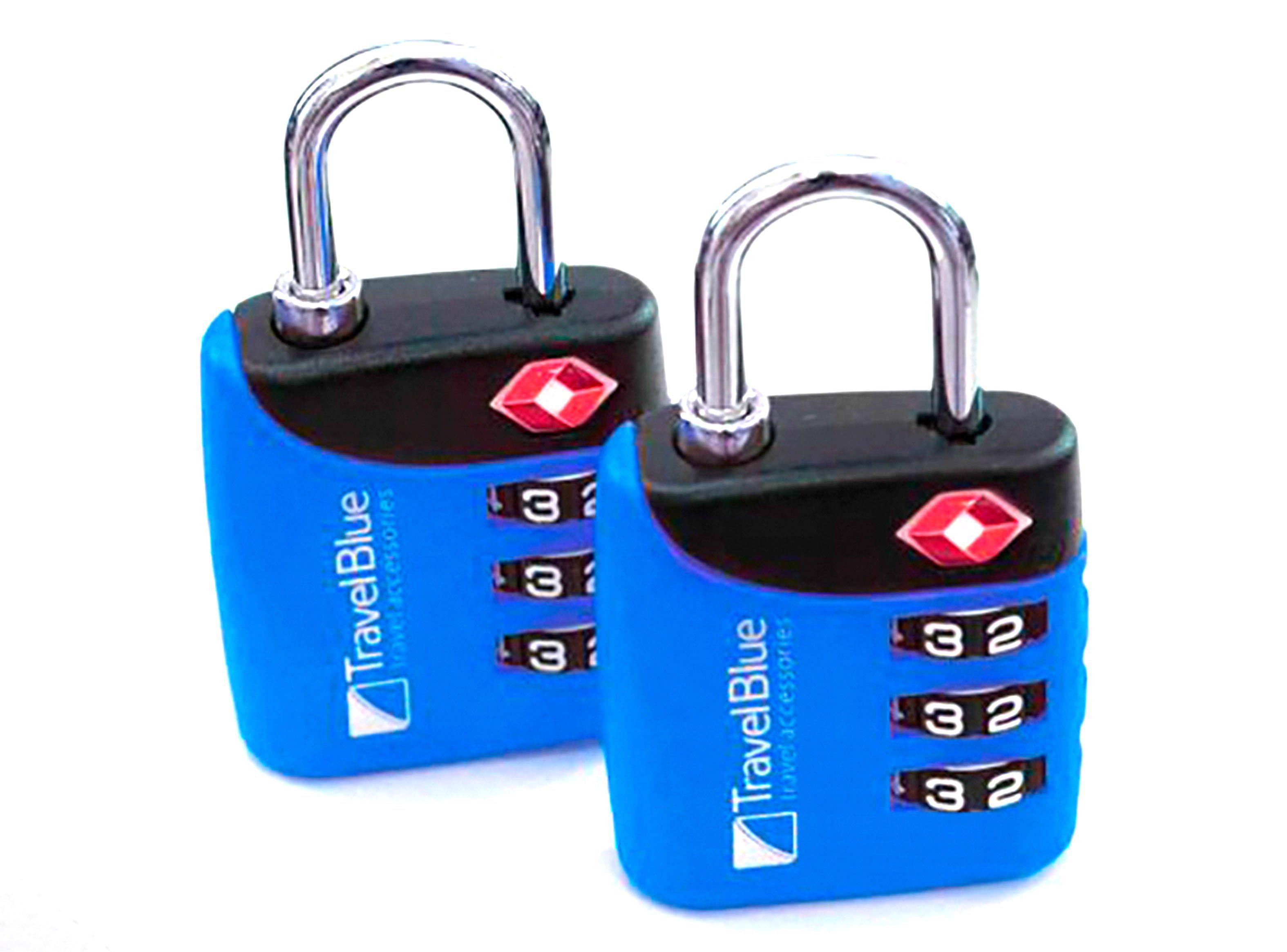 Set Travel Blue 2 Candados TSA 3 Dígitos 39-0