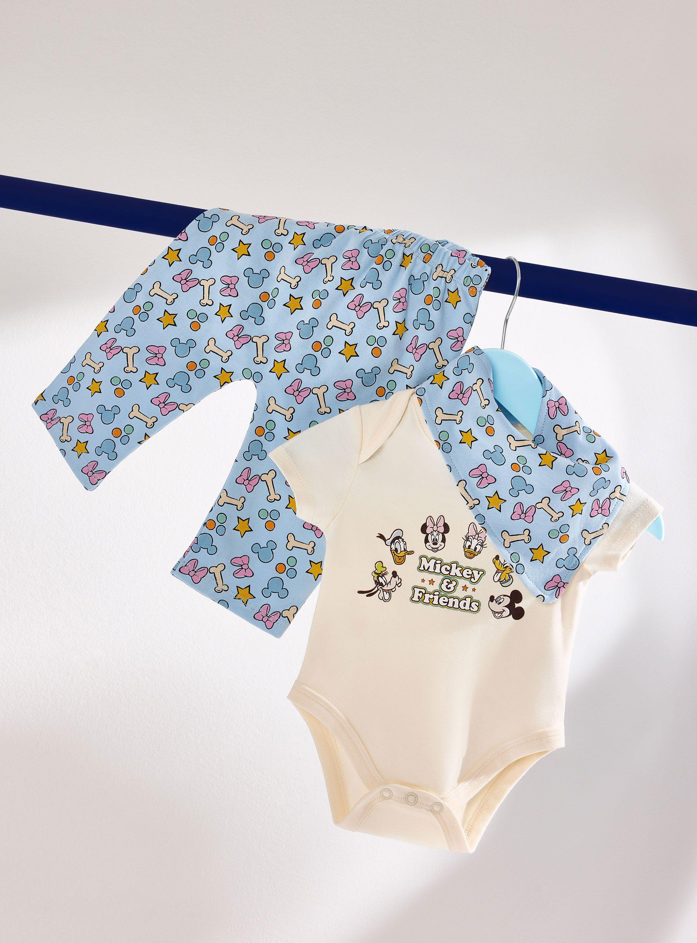 Conjunto Body Babero y Pantalón Personajes Disney-1