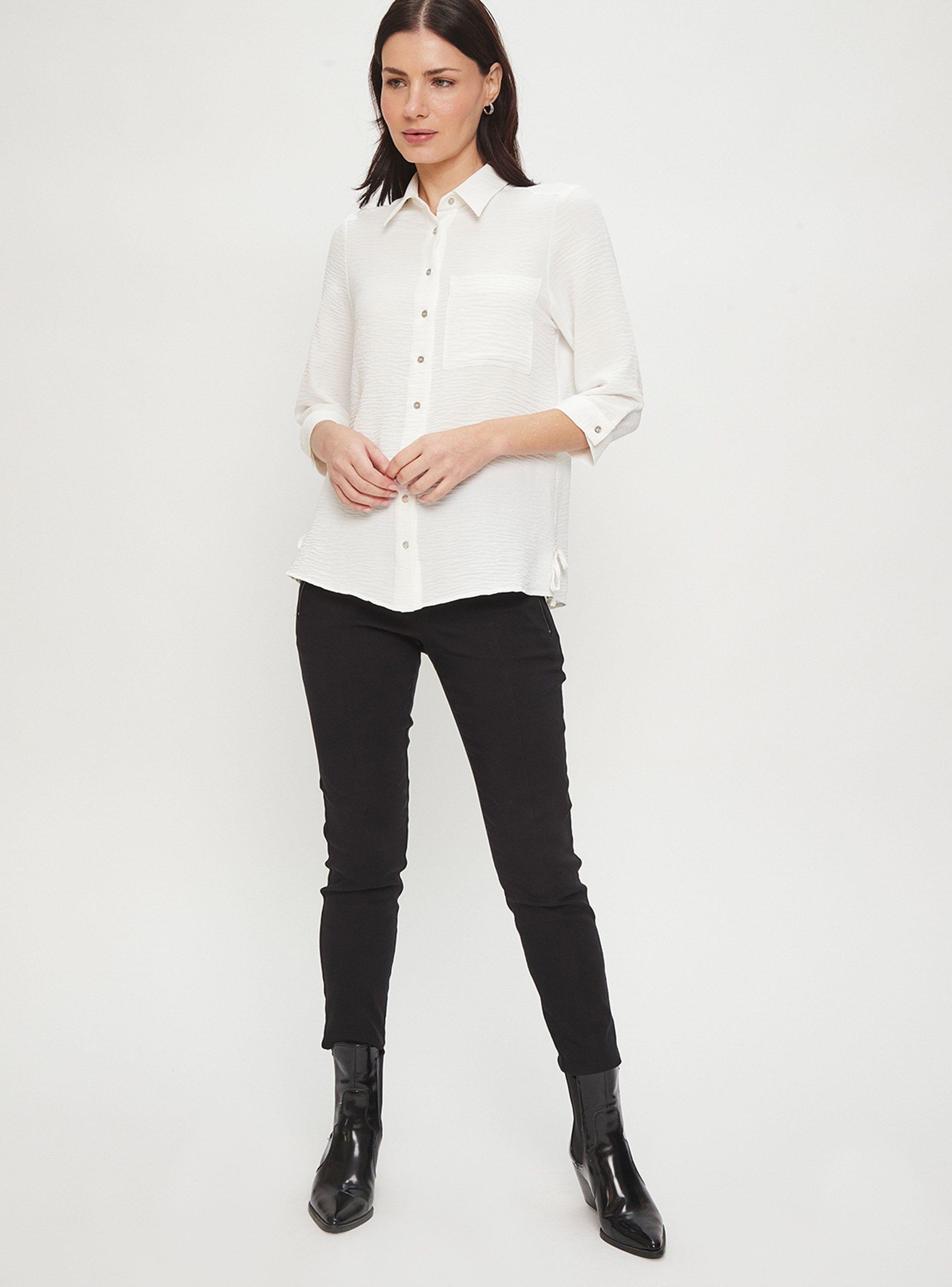 Blusa Camisera con Bolsillo-3