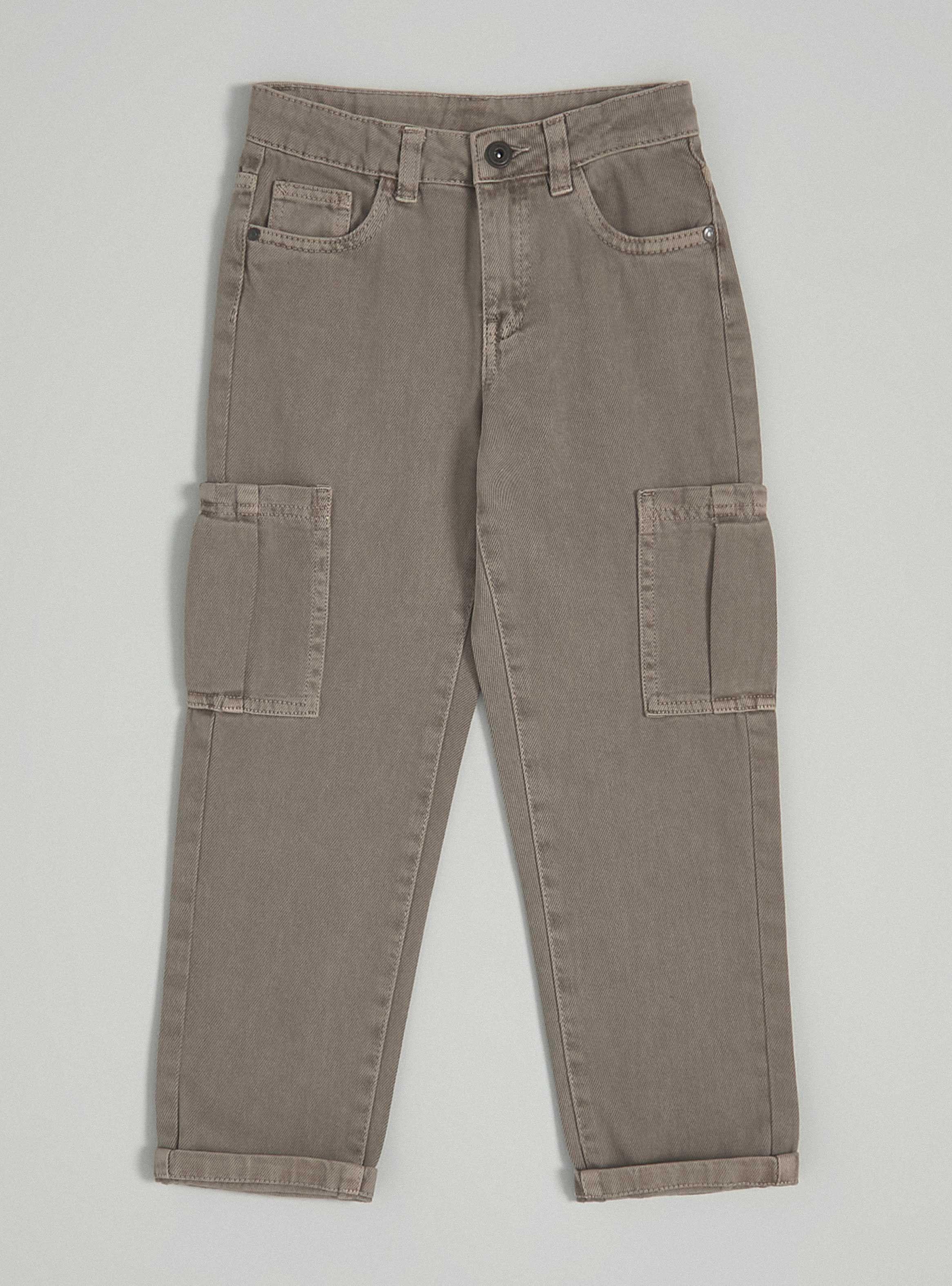 Pantalón Twill Cargo Garment Dyed-2
