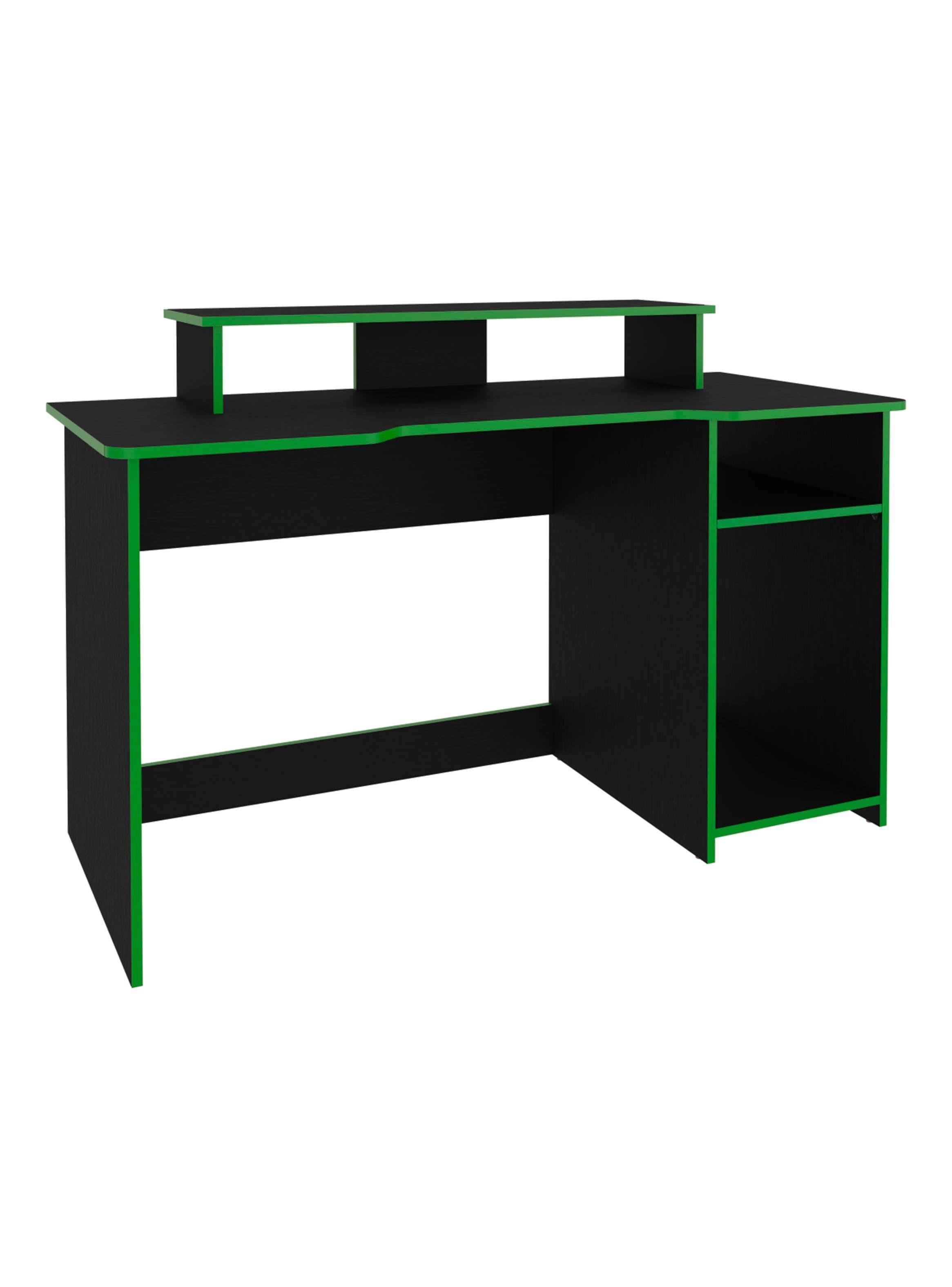 Escritorio Gamer Huni Wengue Canto Verde-2